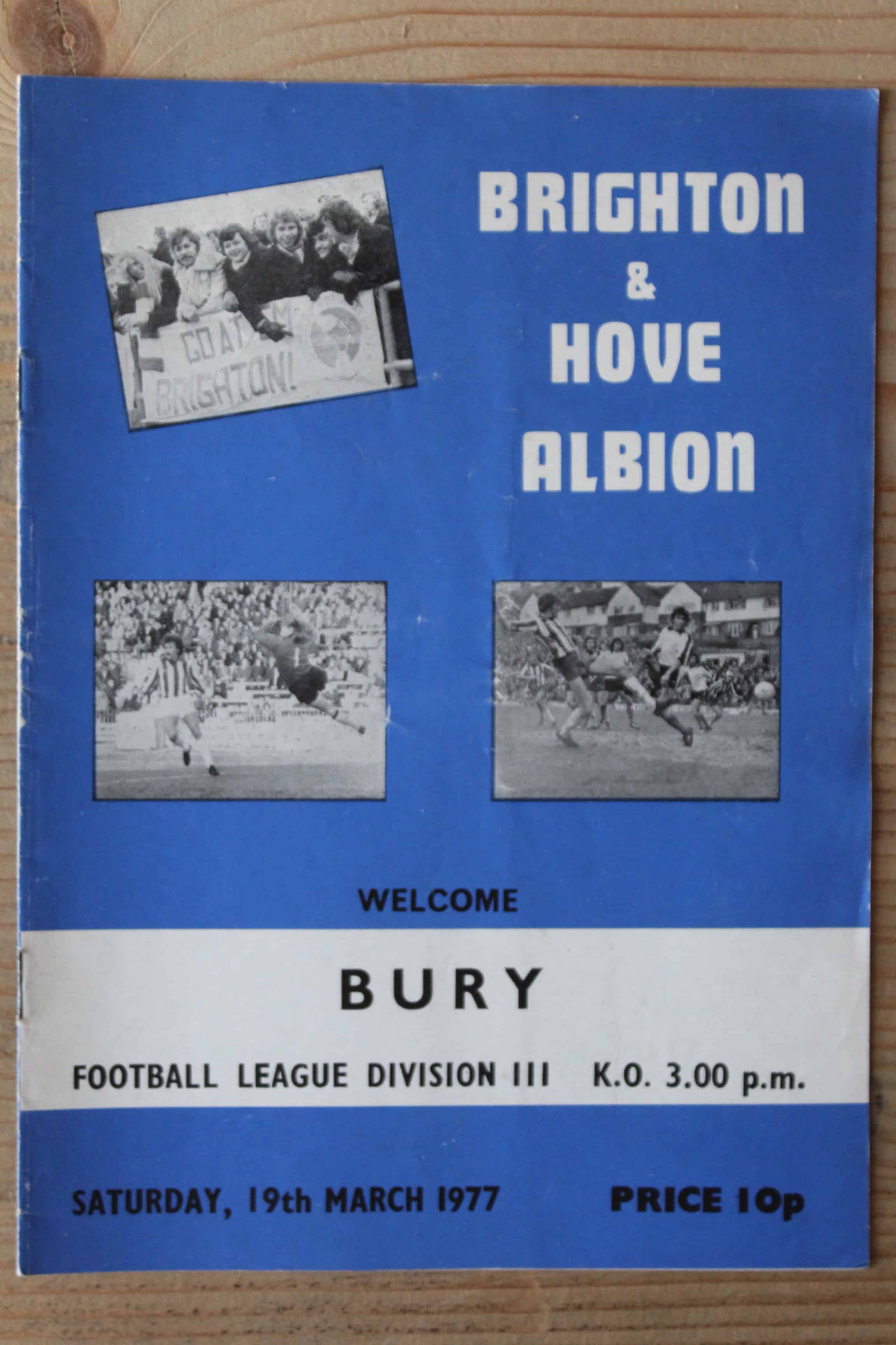 Brighton & Hove Albion FC v Bury FC