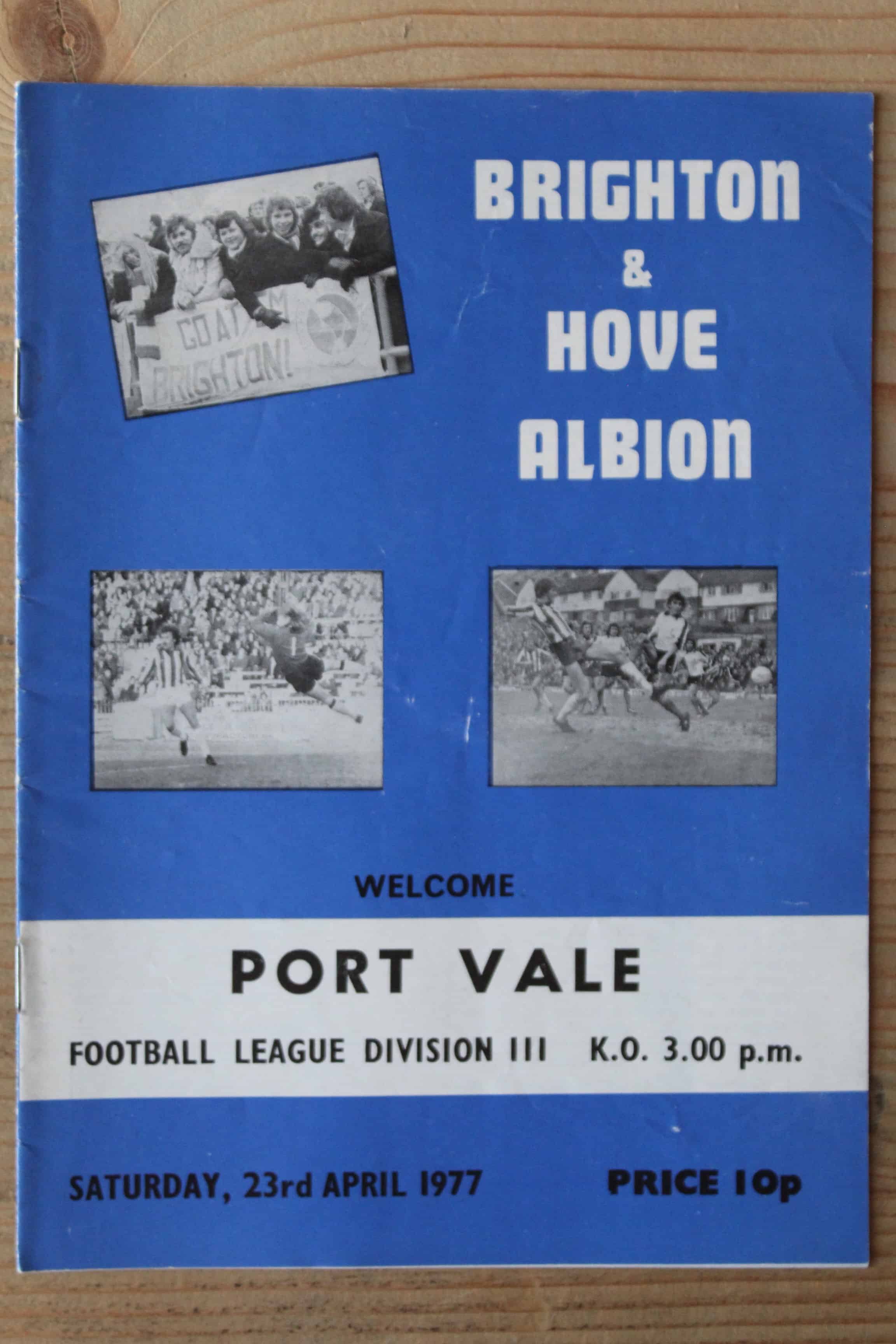 Brighton & Hove Albion FC v Port Vale FC
