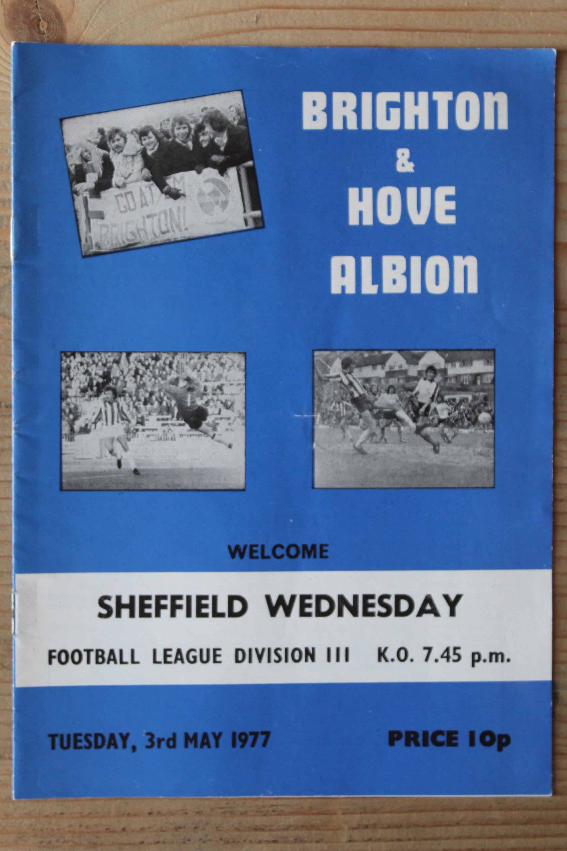 Brighton & Hove Albion FC v Sheffield Wednesday FC 
