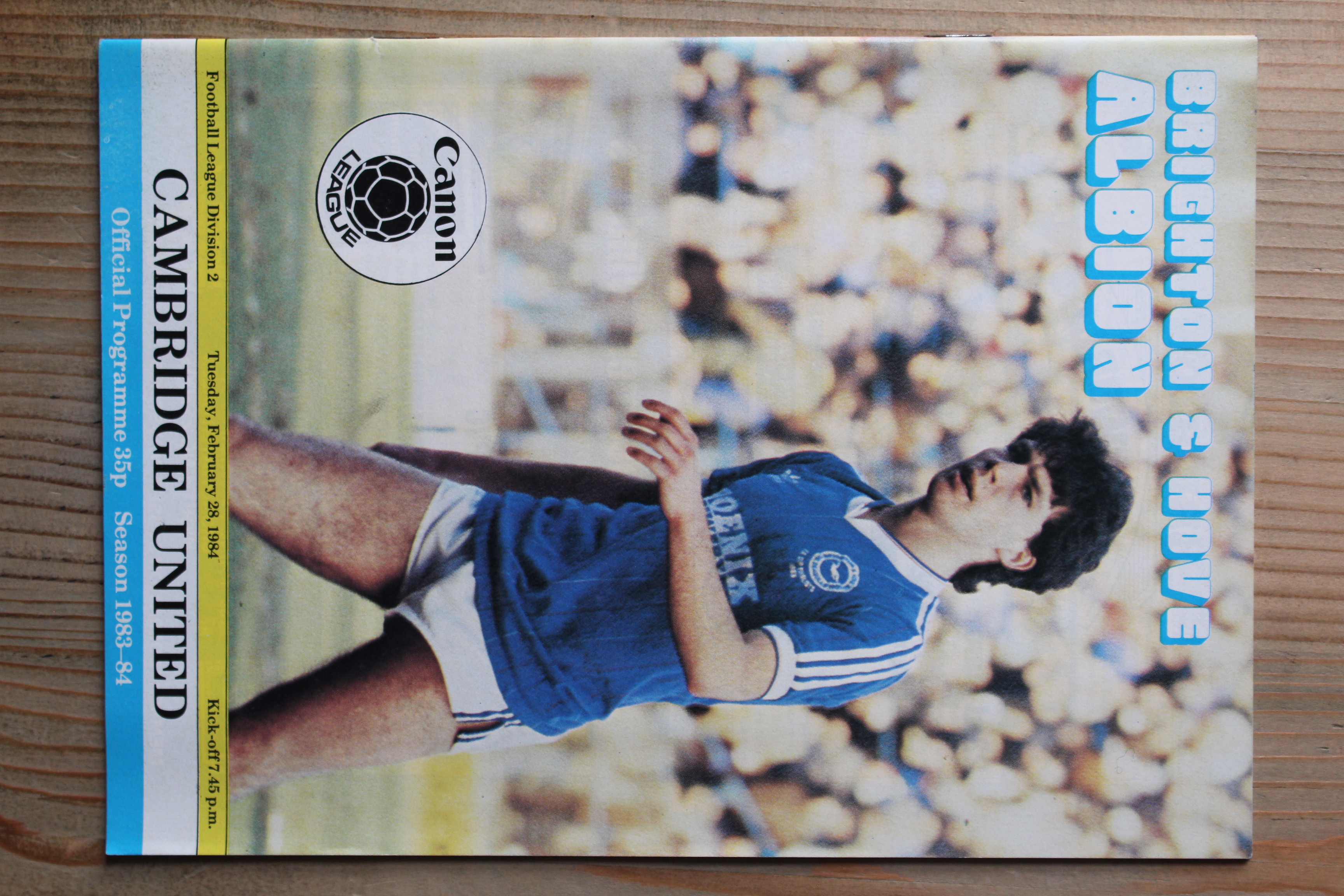 Brighton & Hove Albion FC v Cambridge United FC