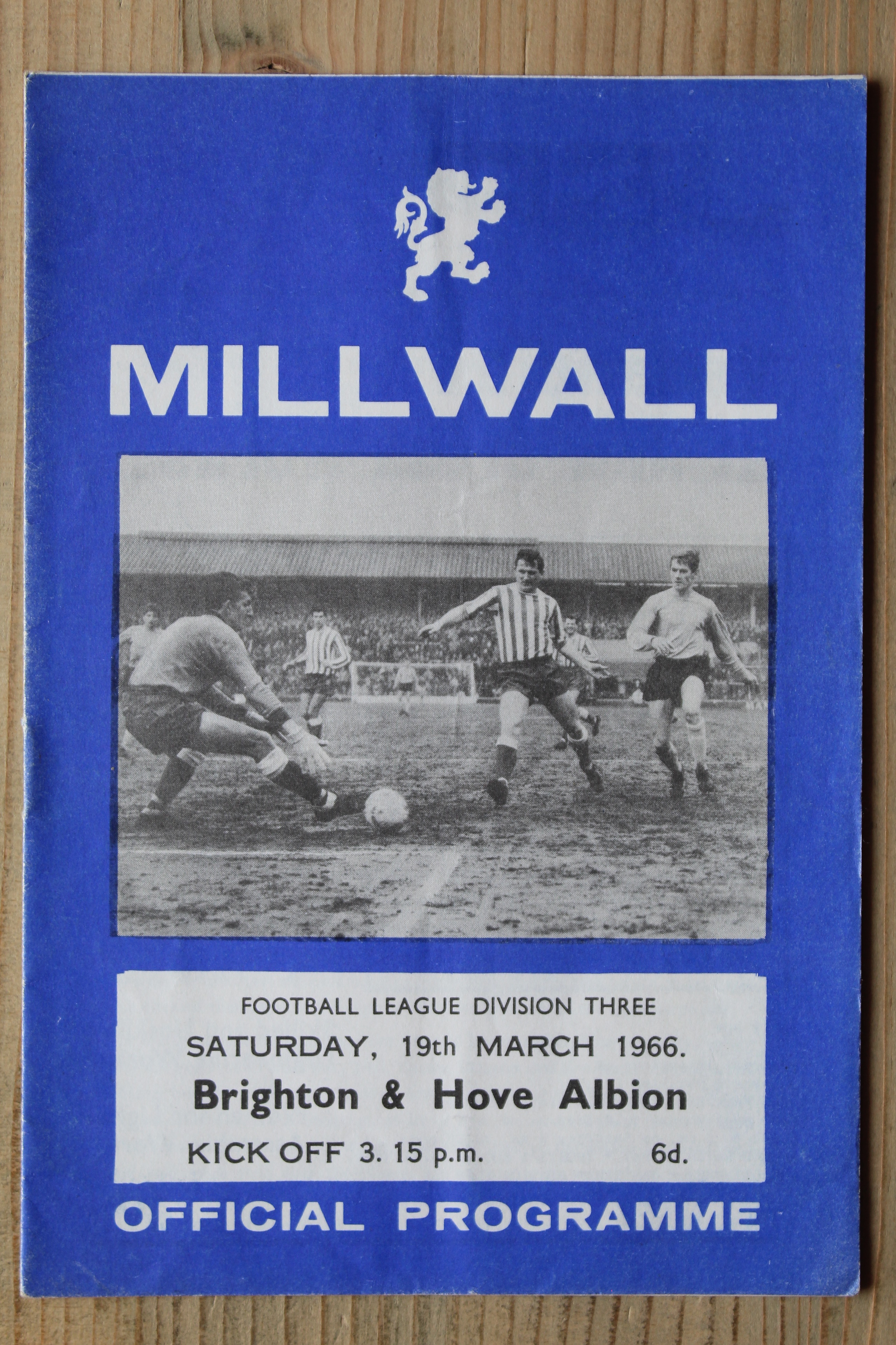 Millwall FC v Brighton & Hove Albion FC