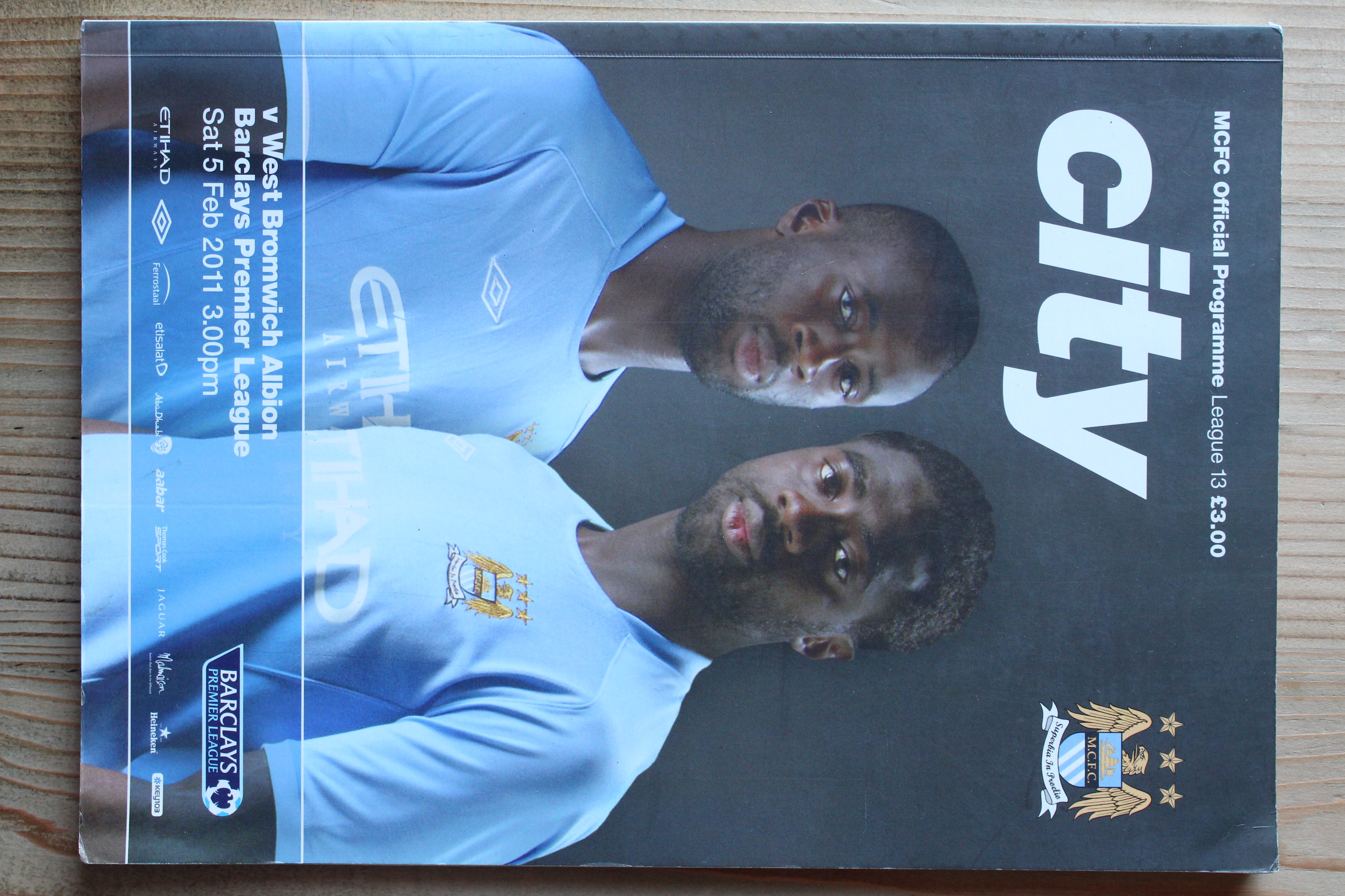 Manchester City FC v West Bromwich Albion FC 