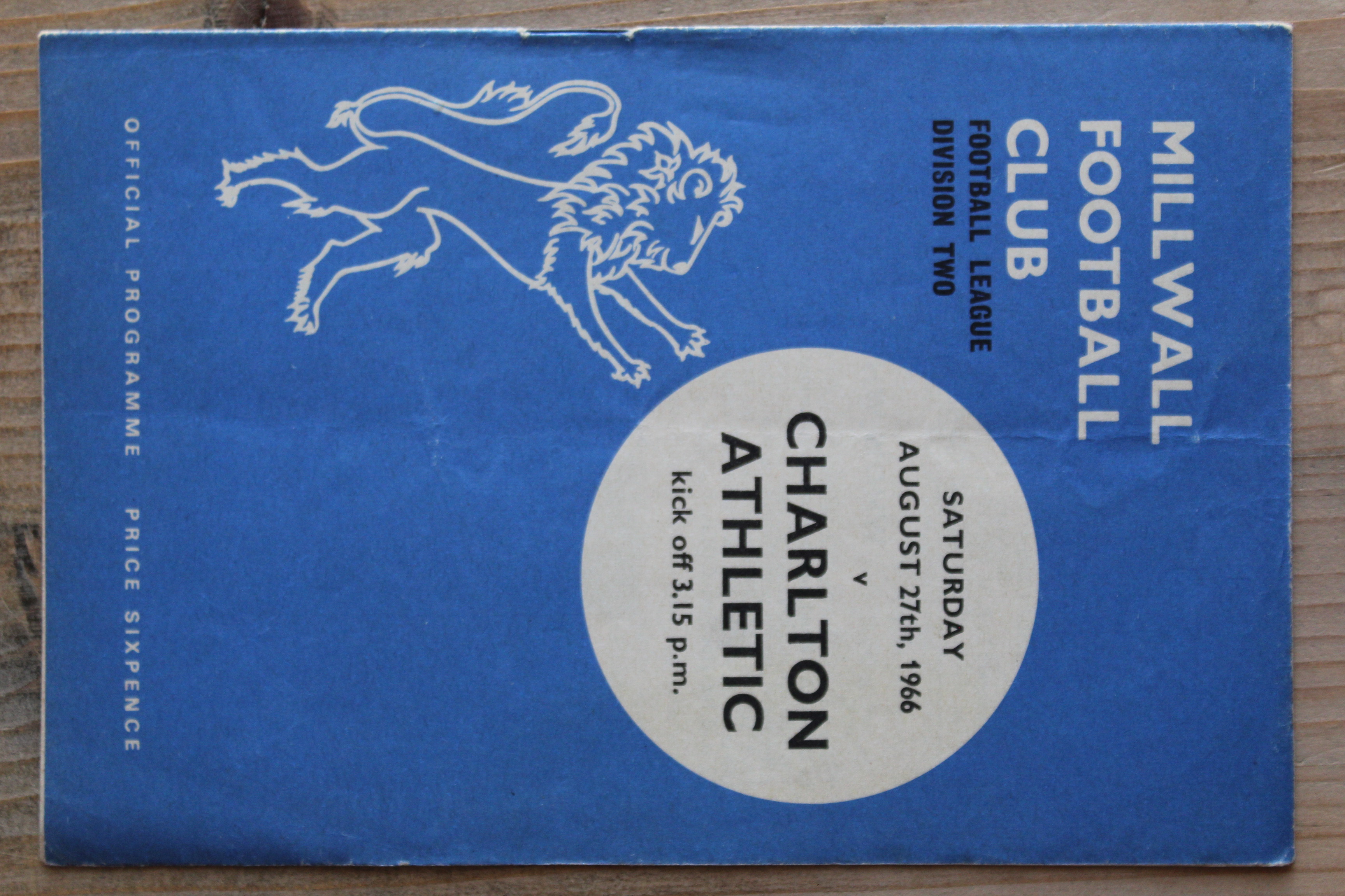 Millwall FC v Charlton Athletic FC