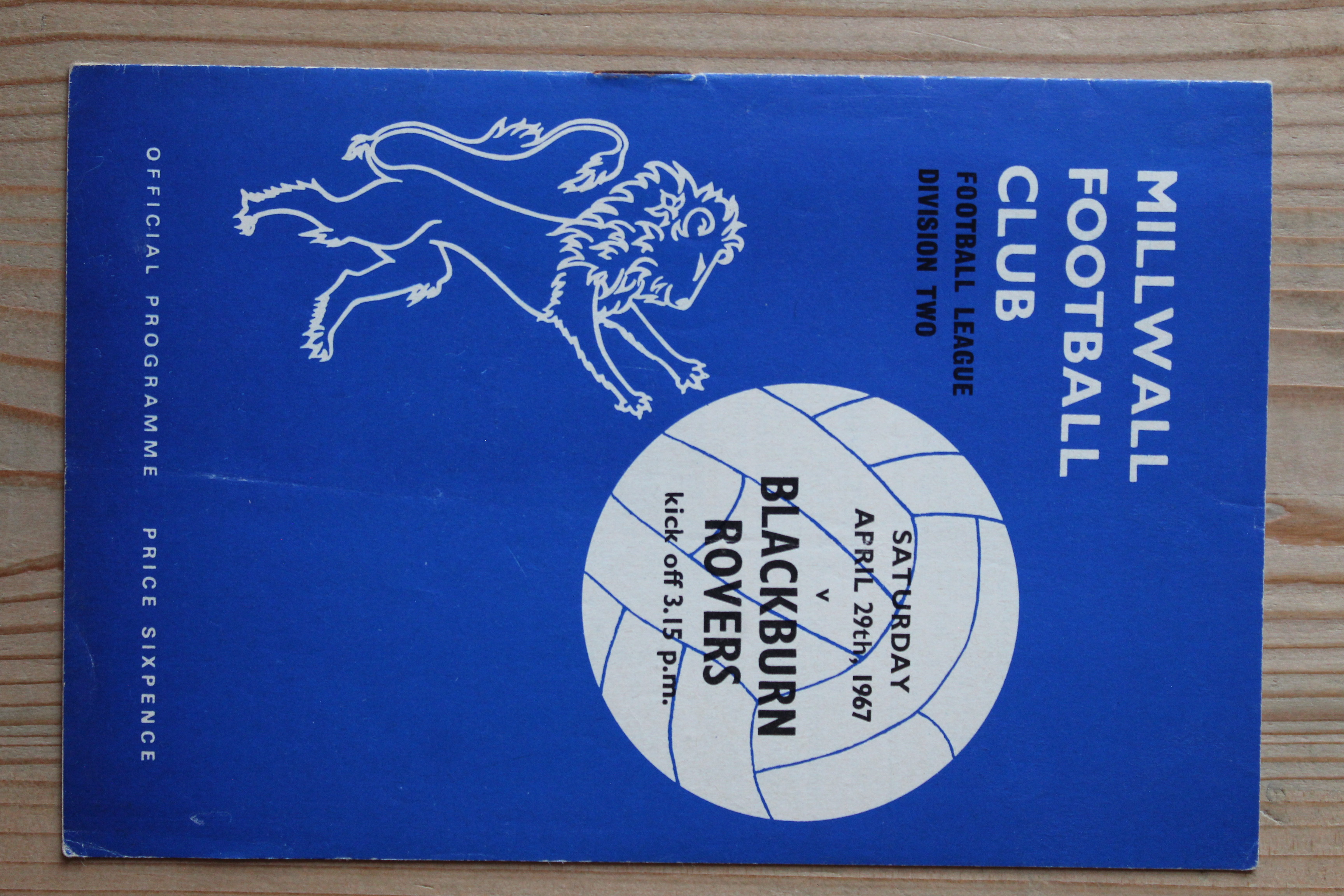Millwall FC v Blackburn Rovers FC
