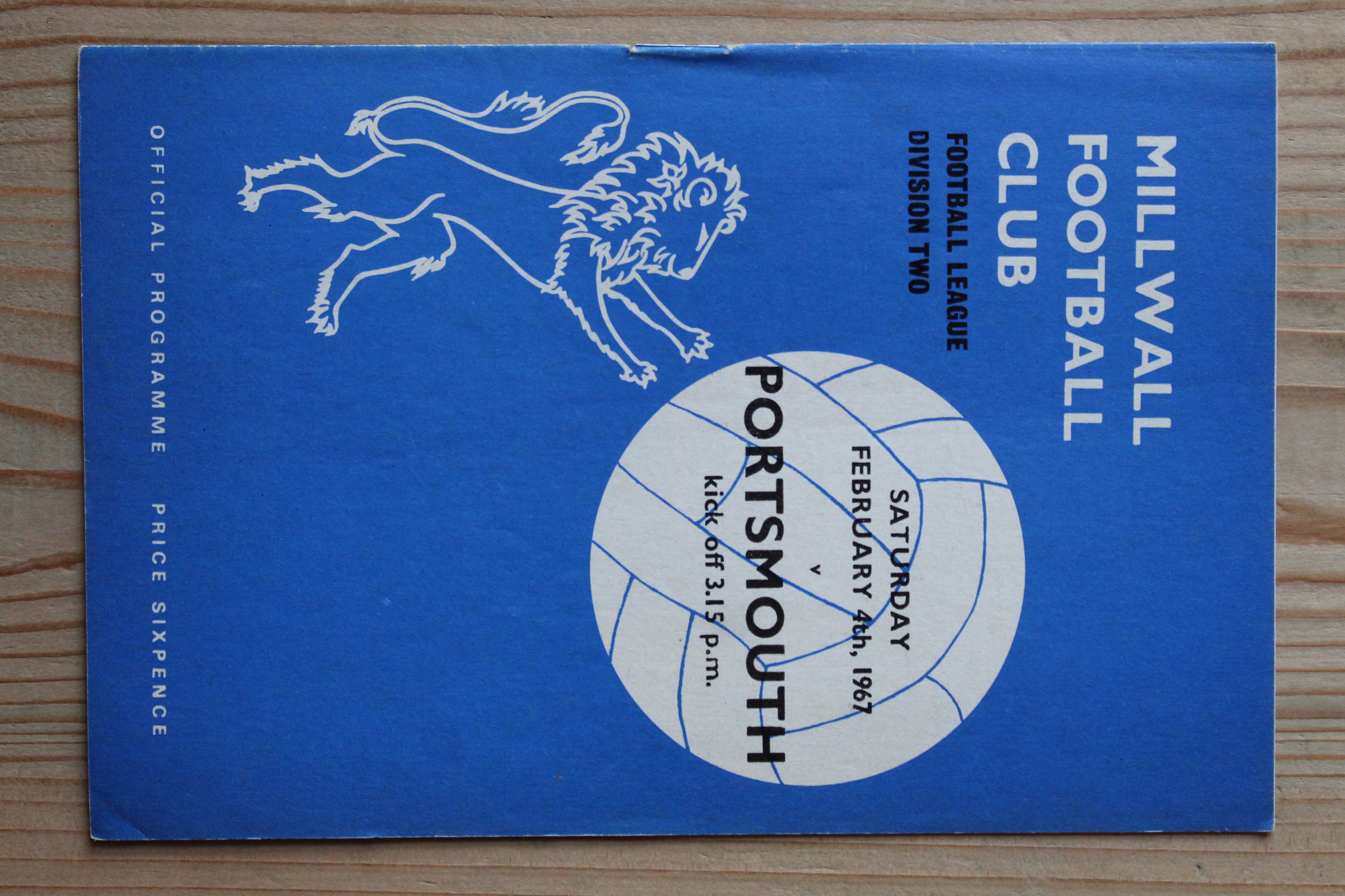 Millwall FC v Portsmouth FC