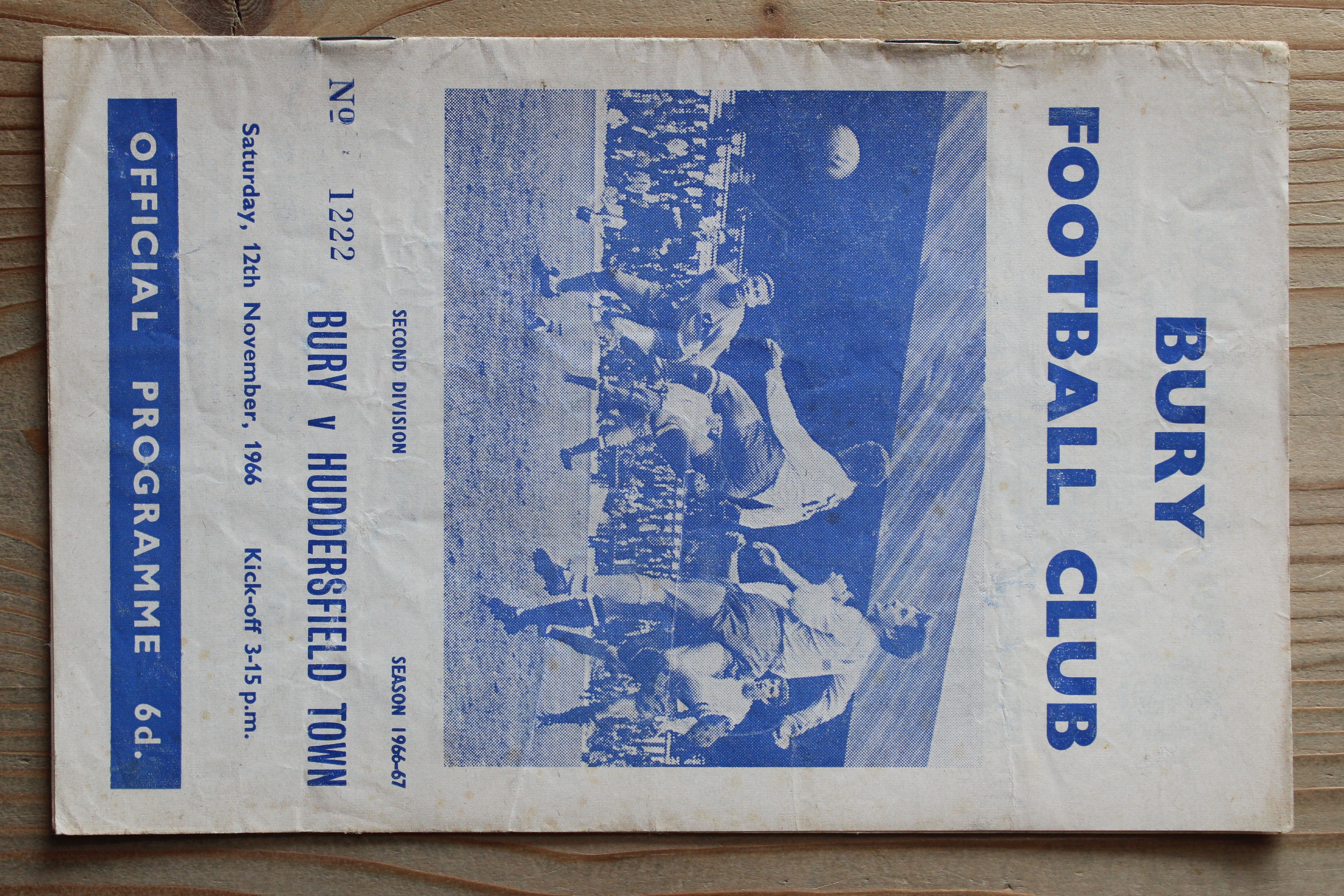 Bury FC v Huddersfield Town FC