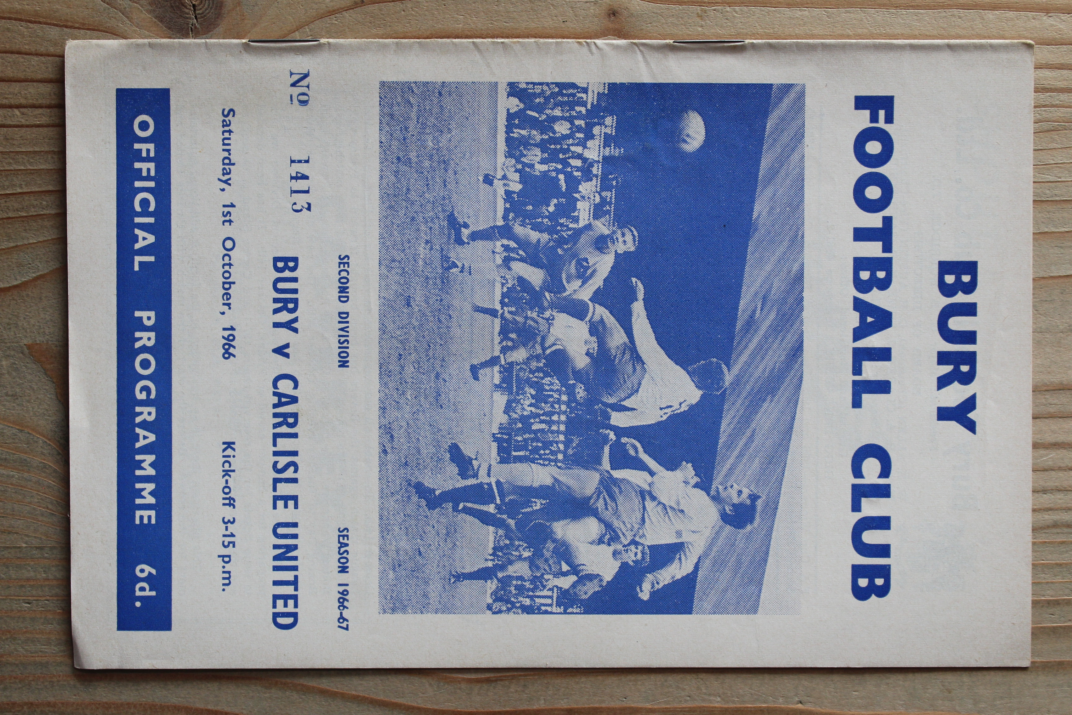 Bury FC v Carlisle United FC