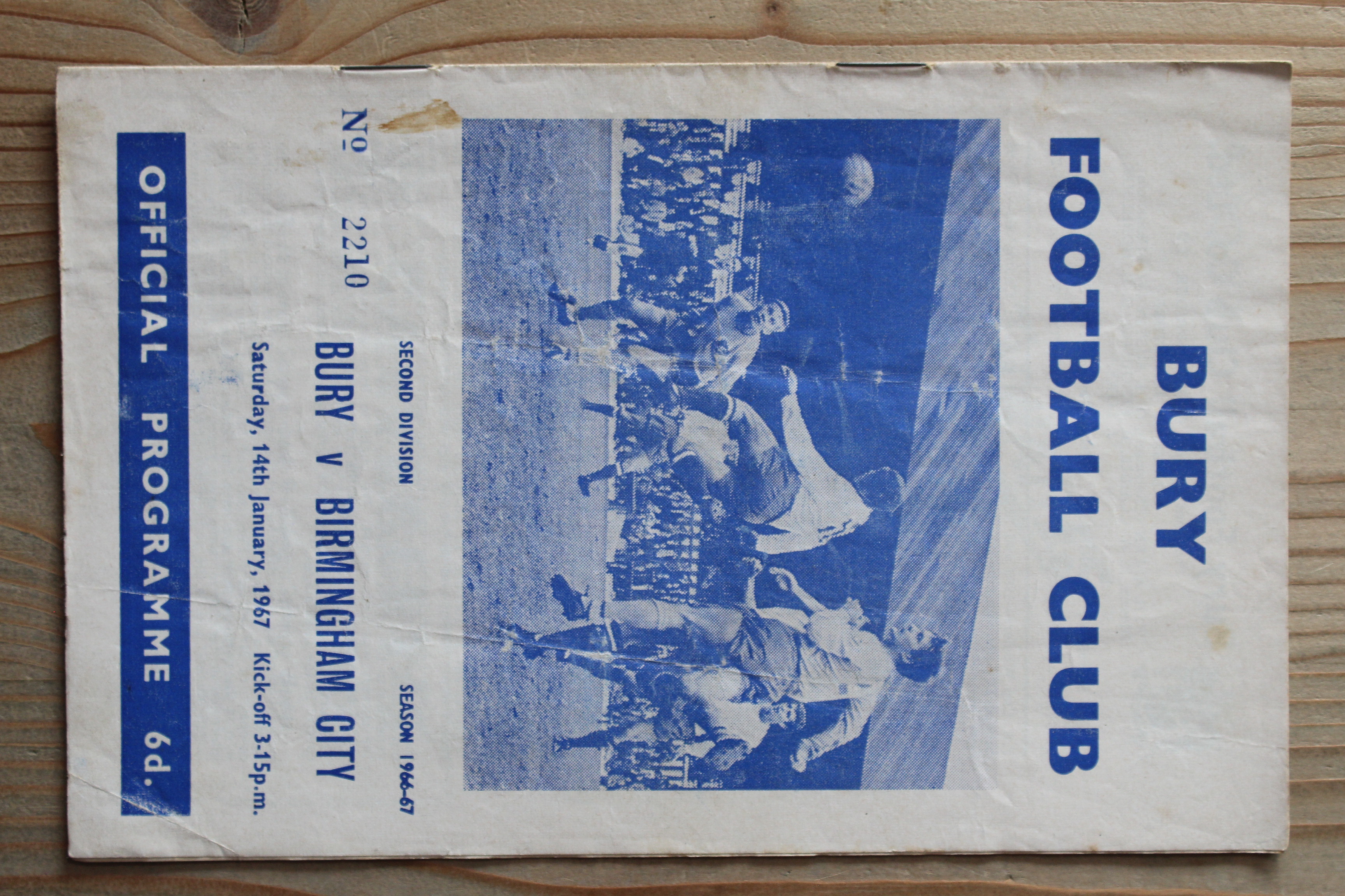 Bury FC v Birmingham City FC