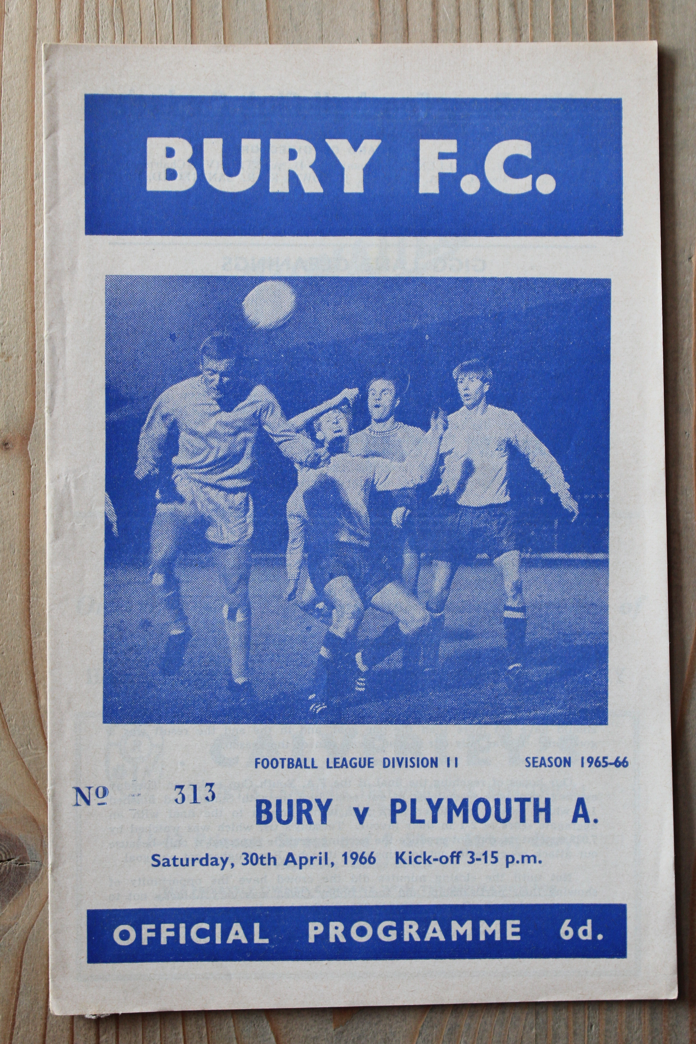 Bury FC v Plymouth Argyle FC