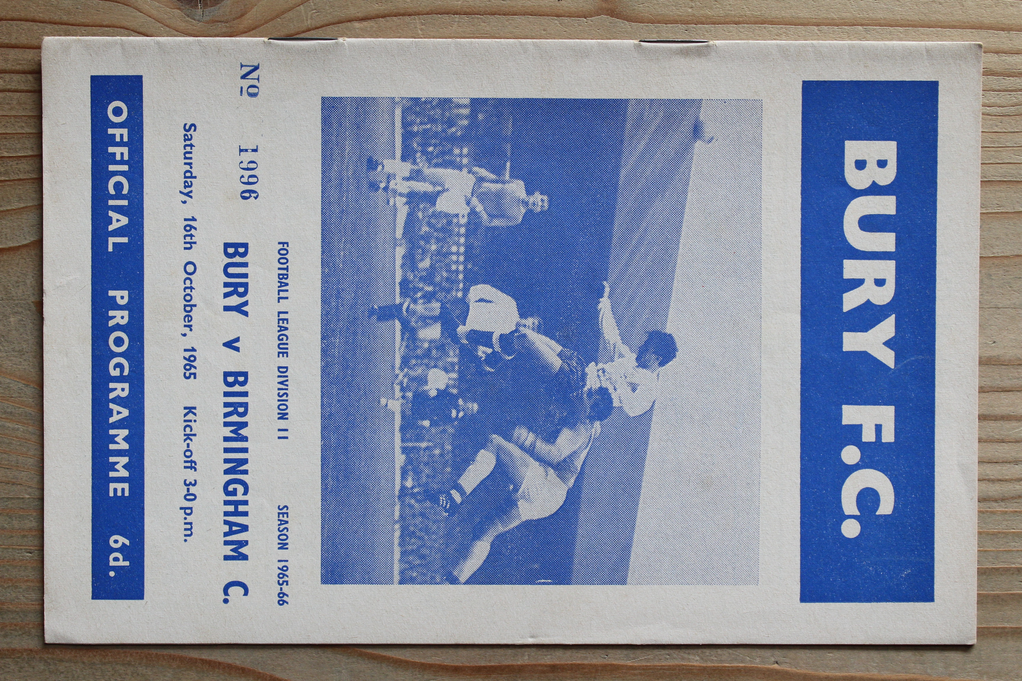 Bury FC v Birmingham City FC