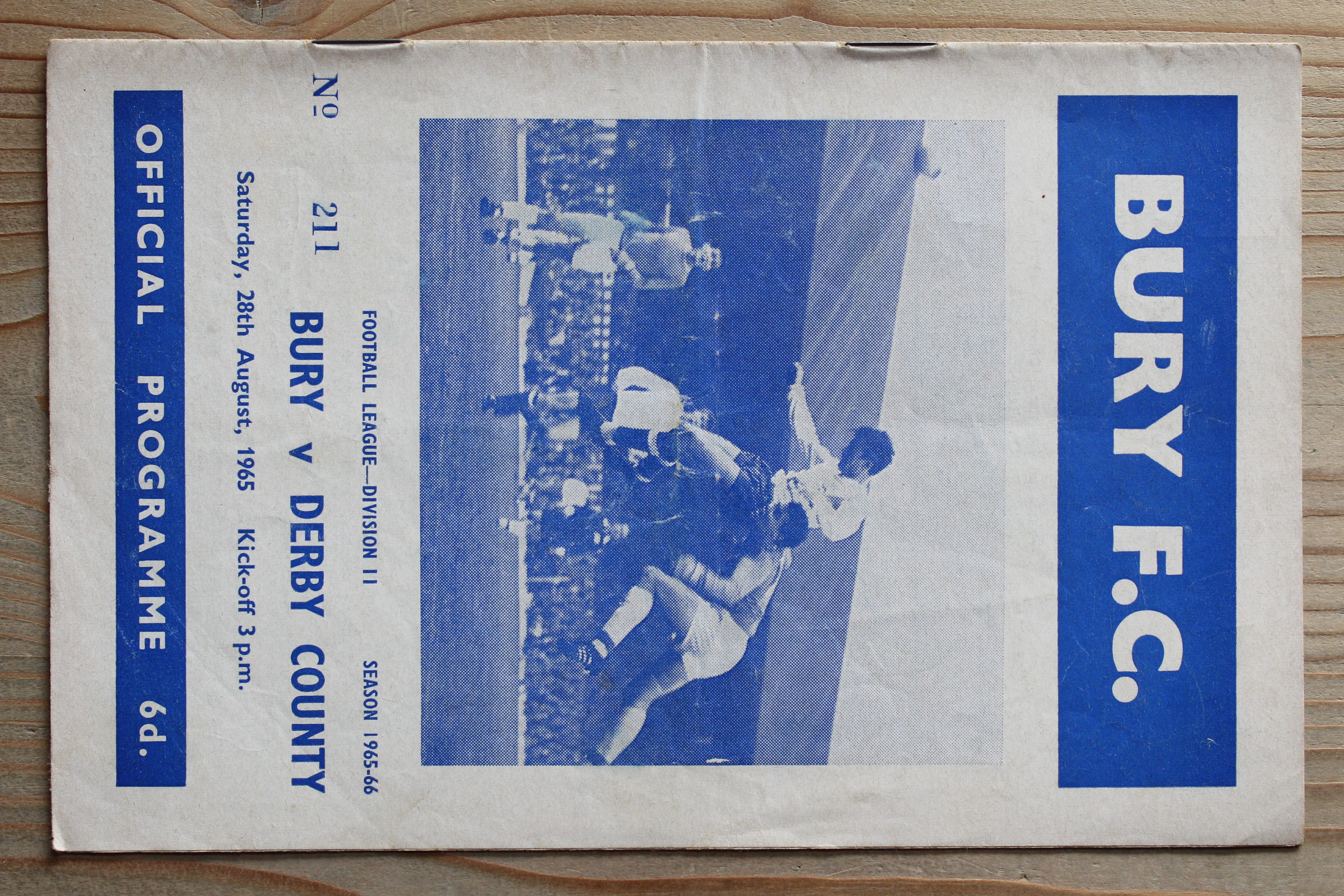 Bury FC v Derby County FC