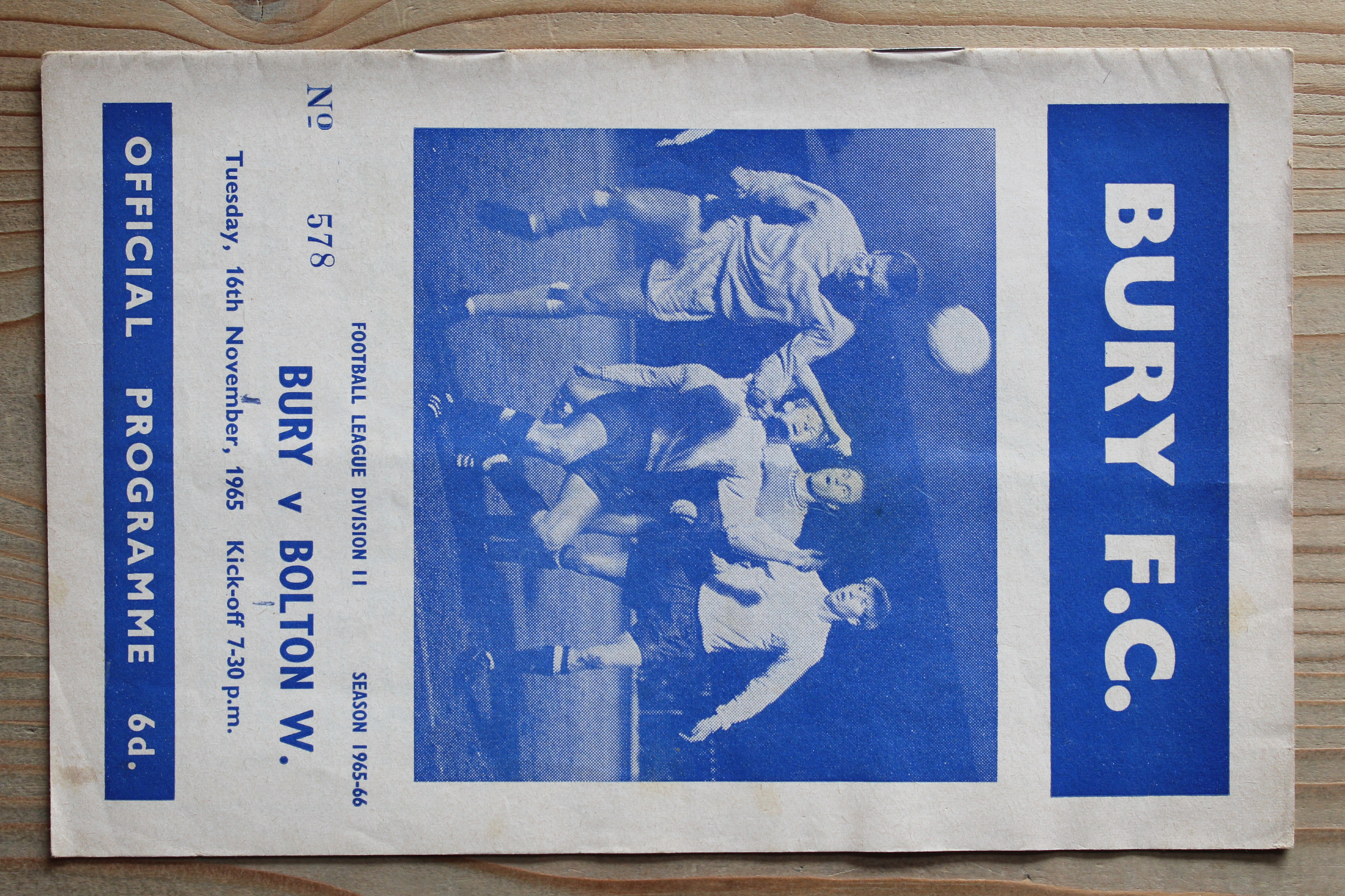 Bury FC v Bolton Wanderers FC