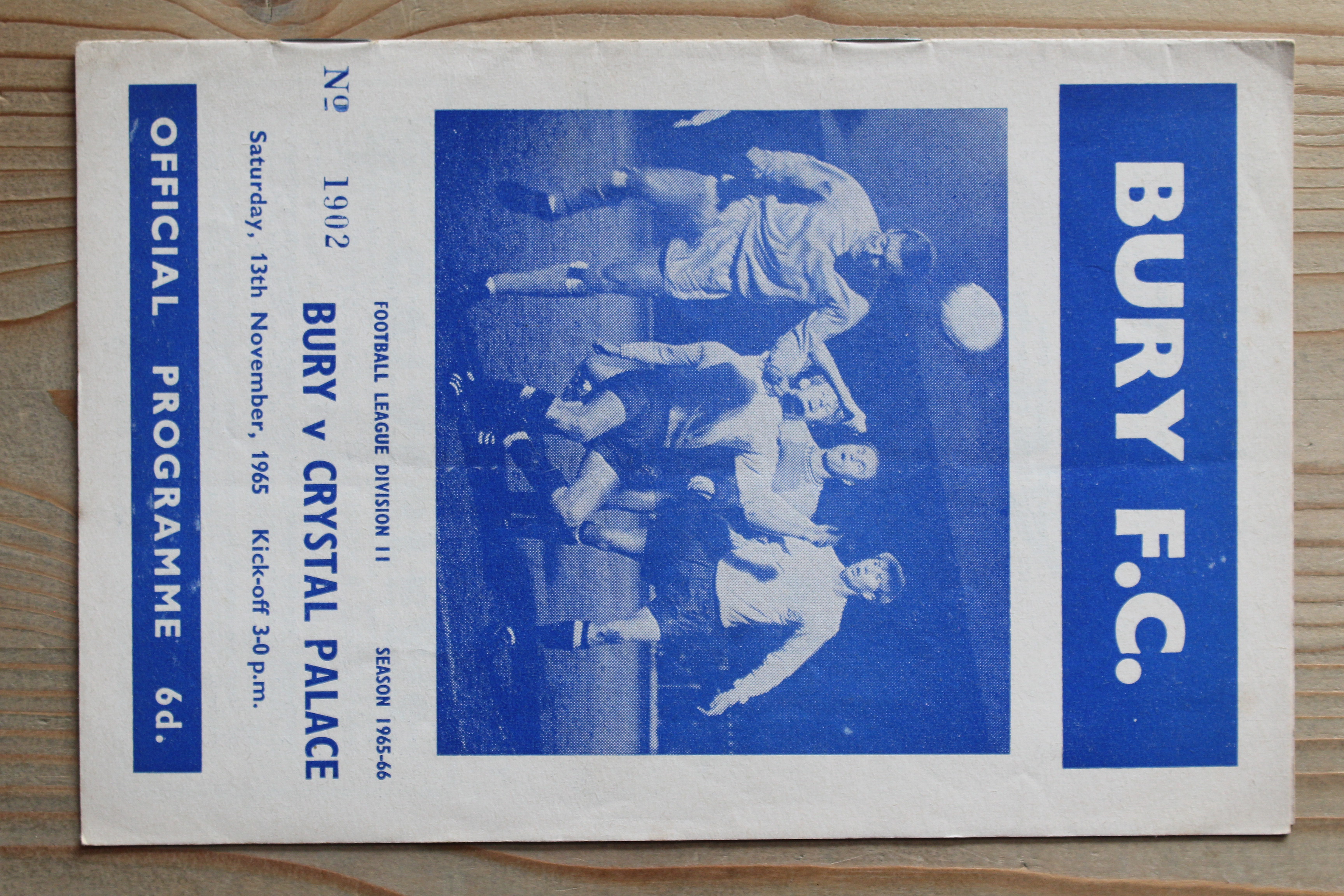 Bury FC v Crystal Palace FC