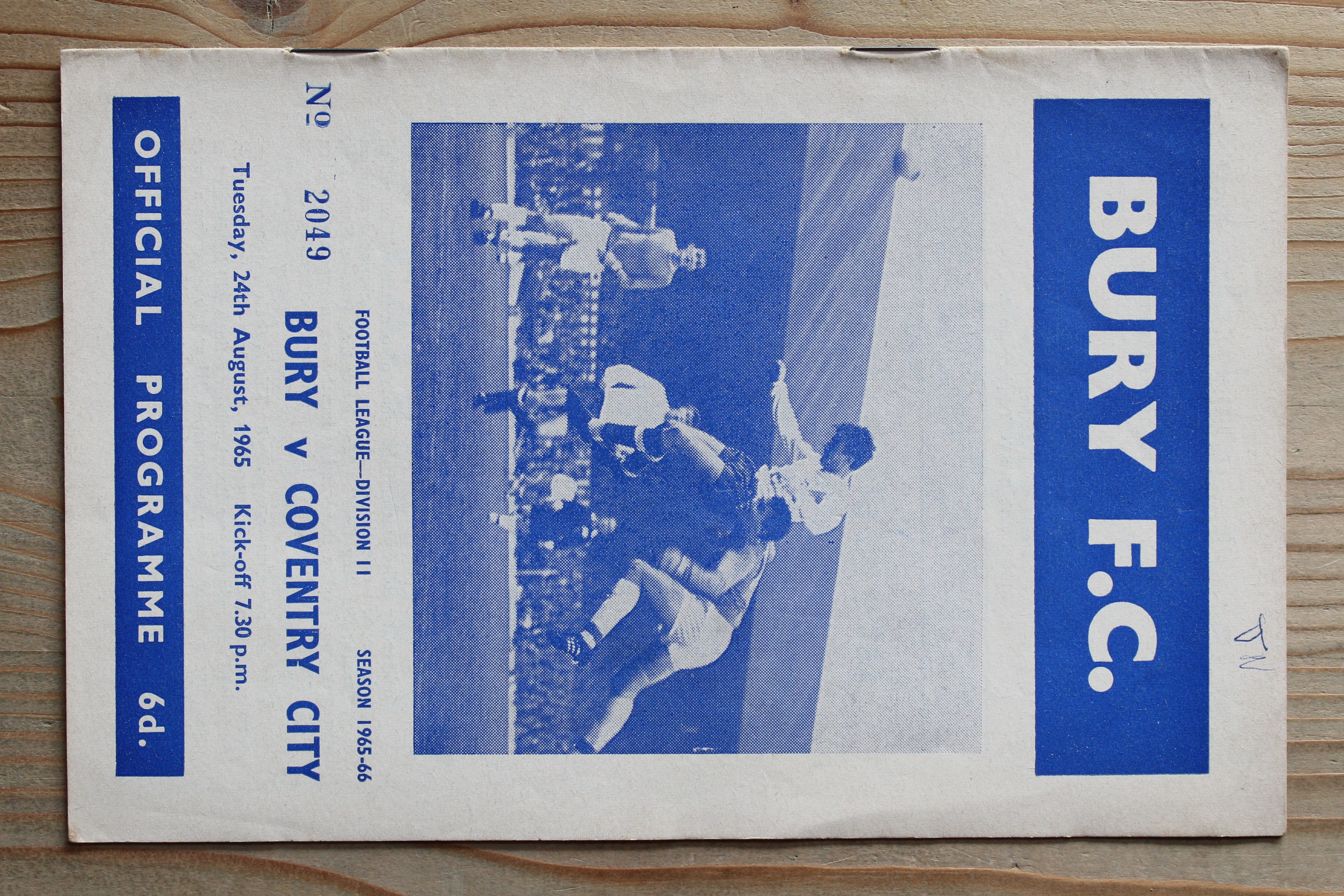 Bury FC v Coventry City FC