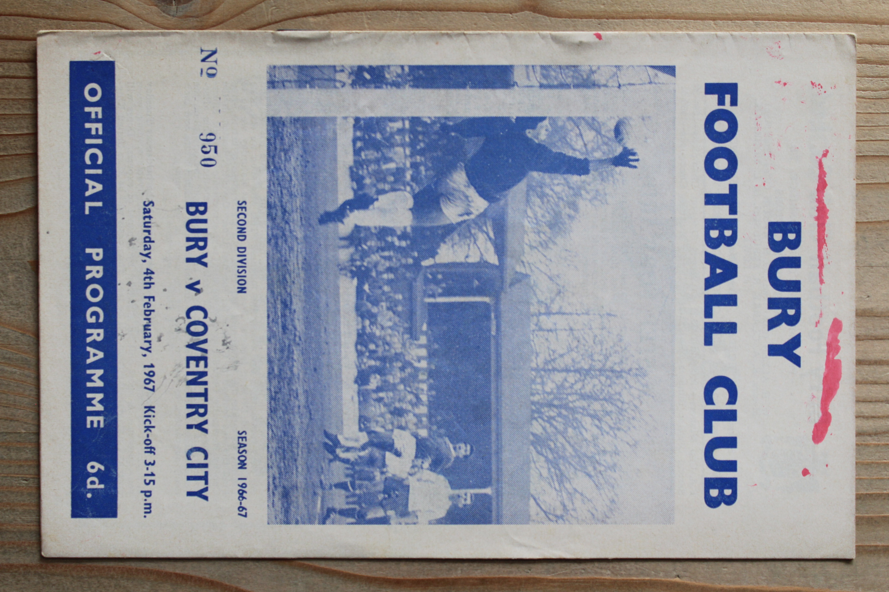 Bury FC v Coventry City FC