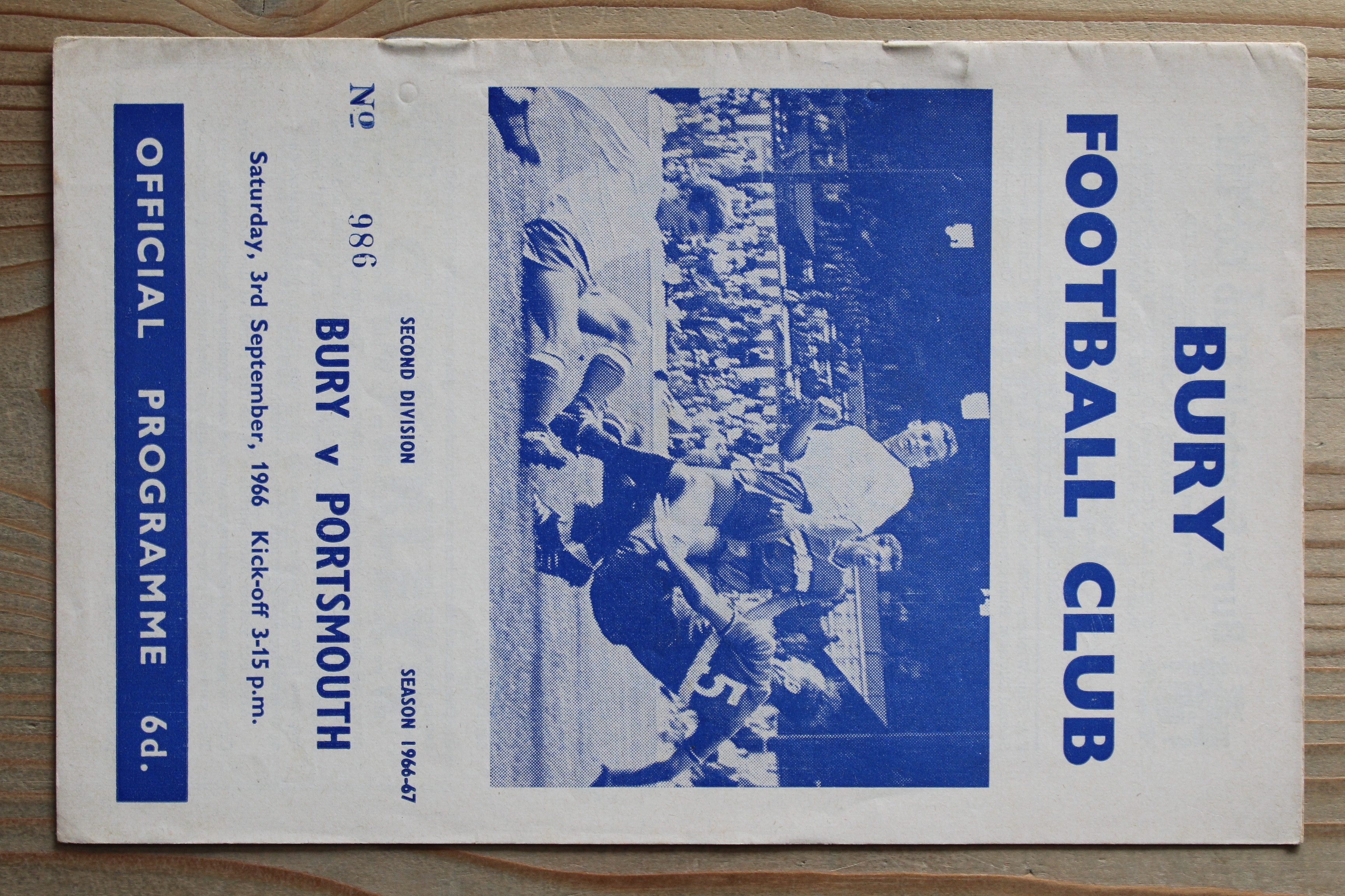 Bury FC v Portsmouth FC