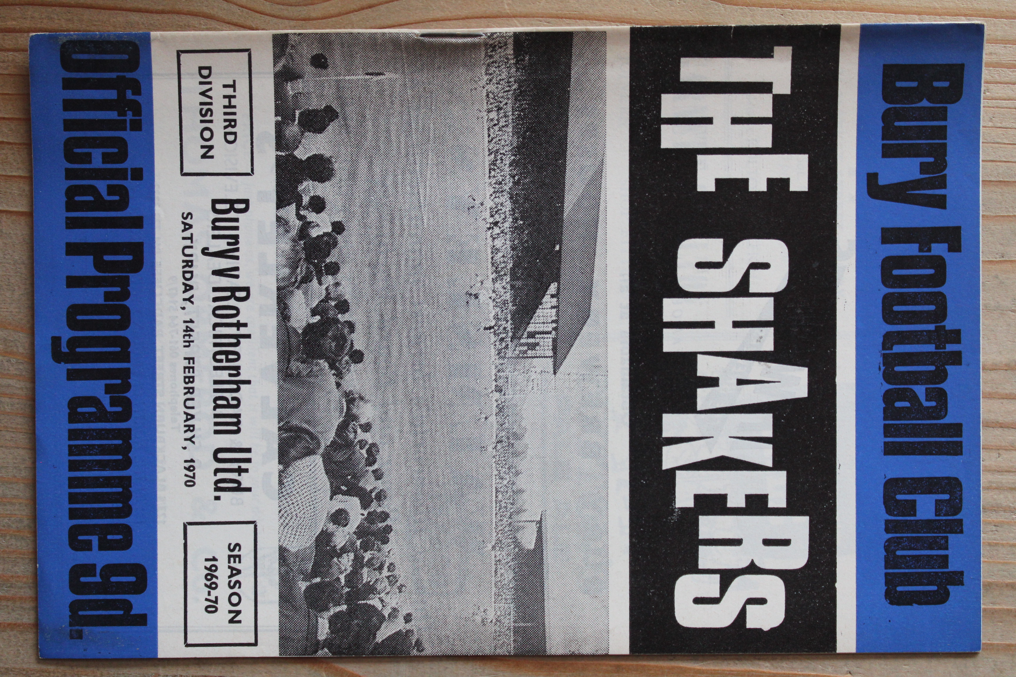 Bury FC v Rotherham United FC