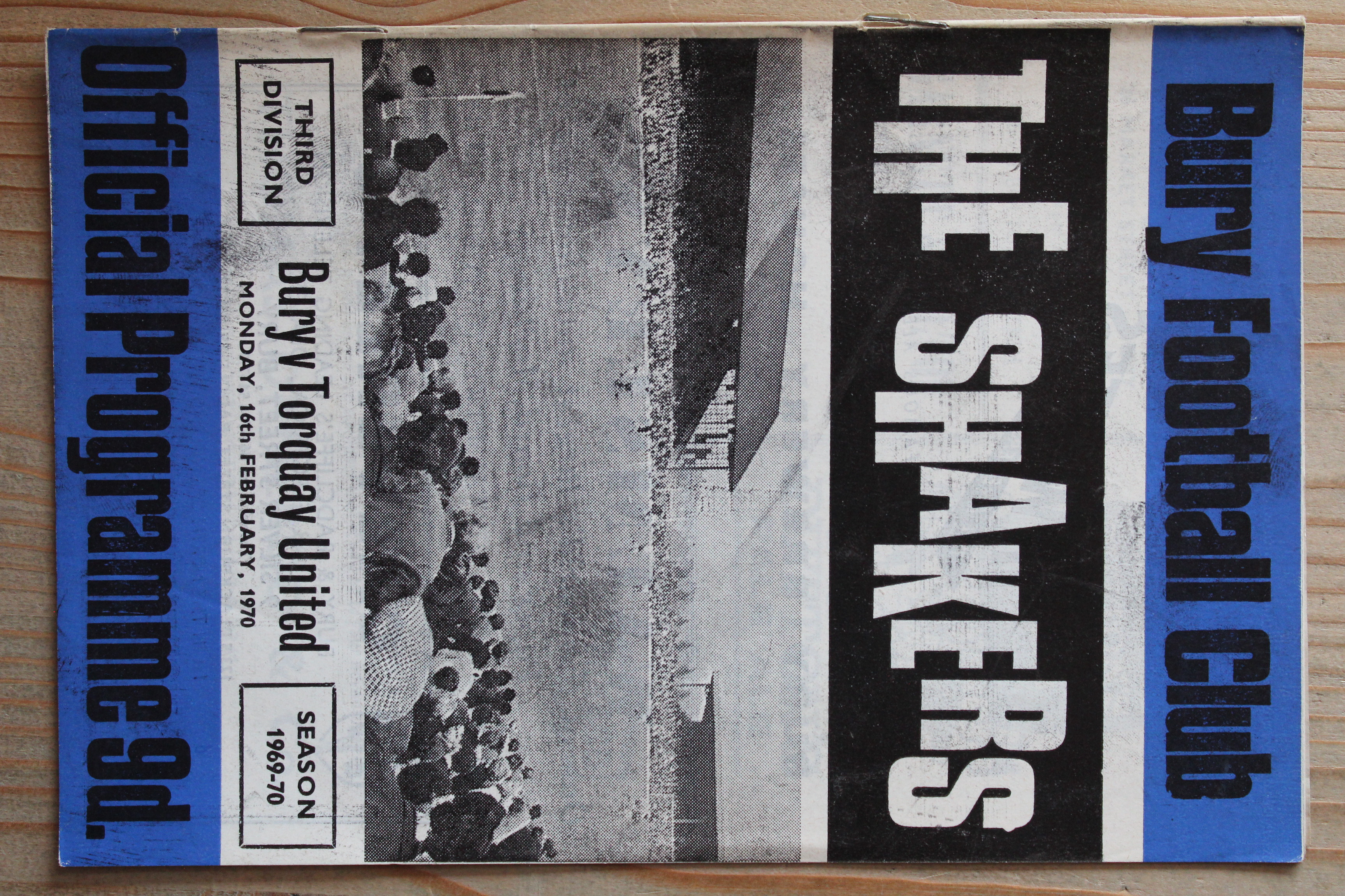 Bury FC v Torquay United FC