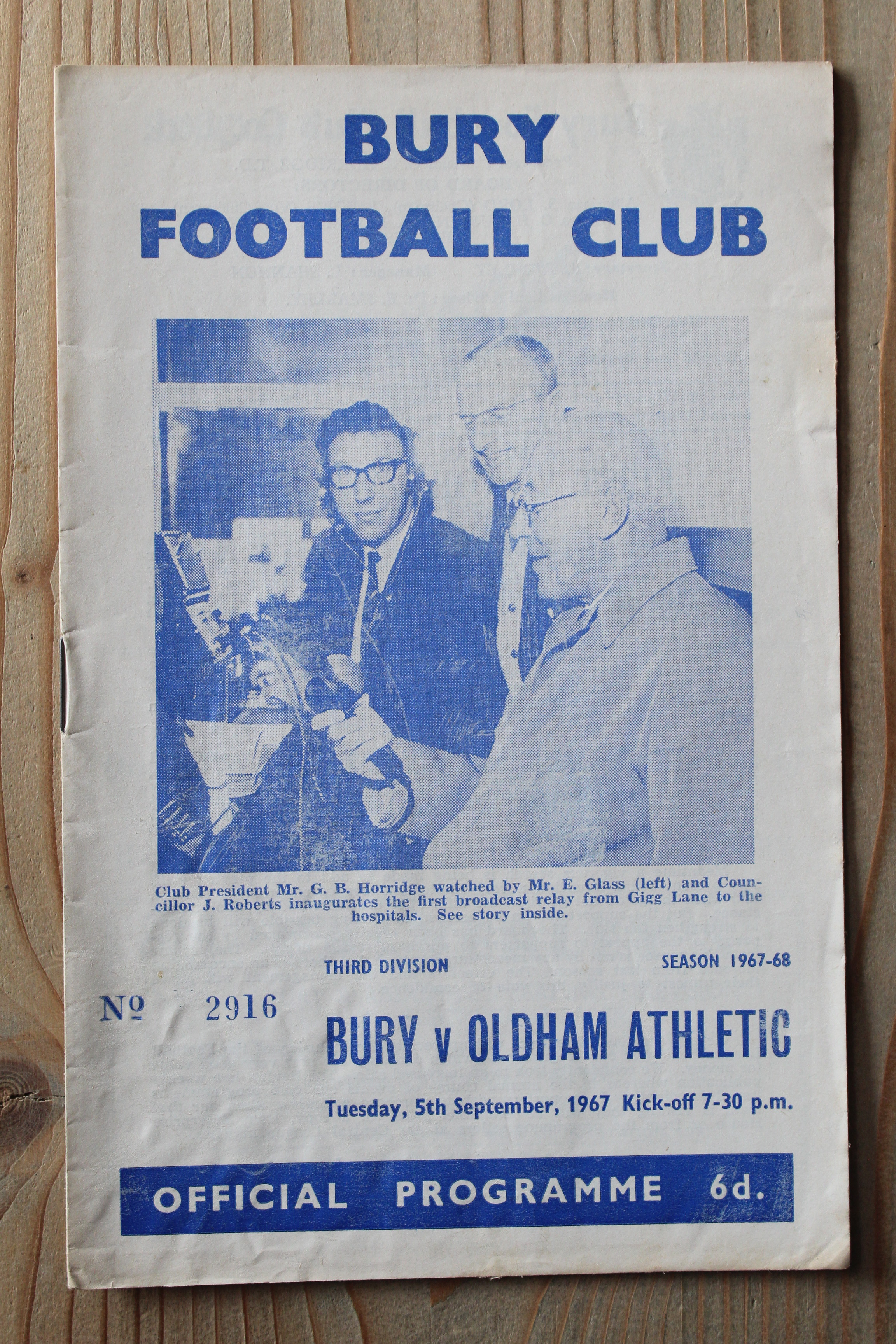 Bury FC v Oldham Athletic FC
