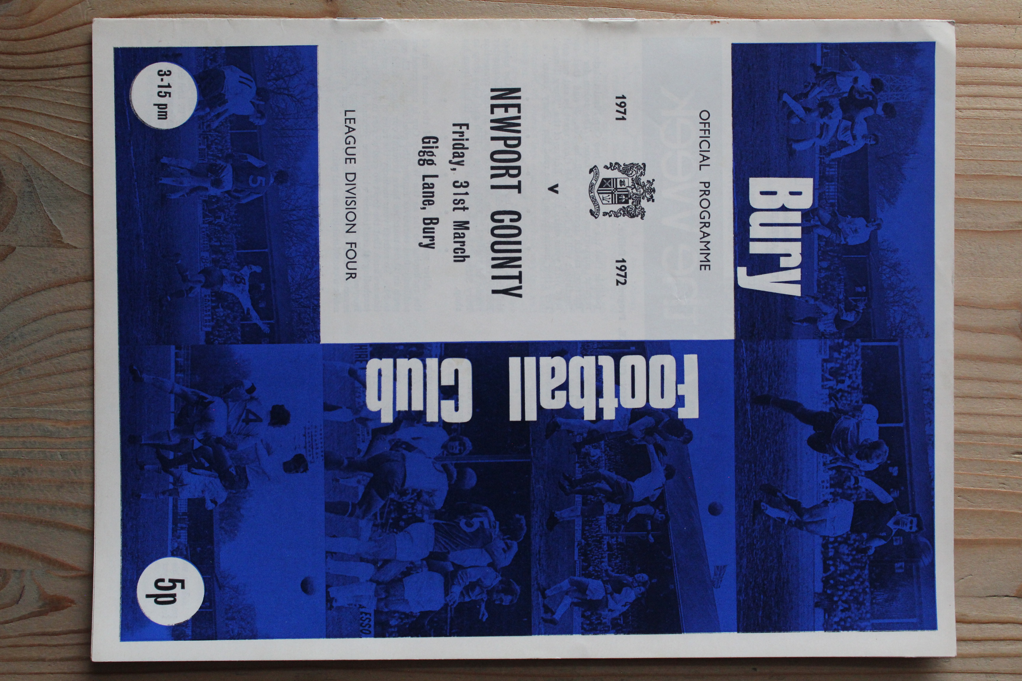 Bury FC v Newport County