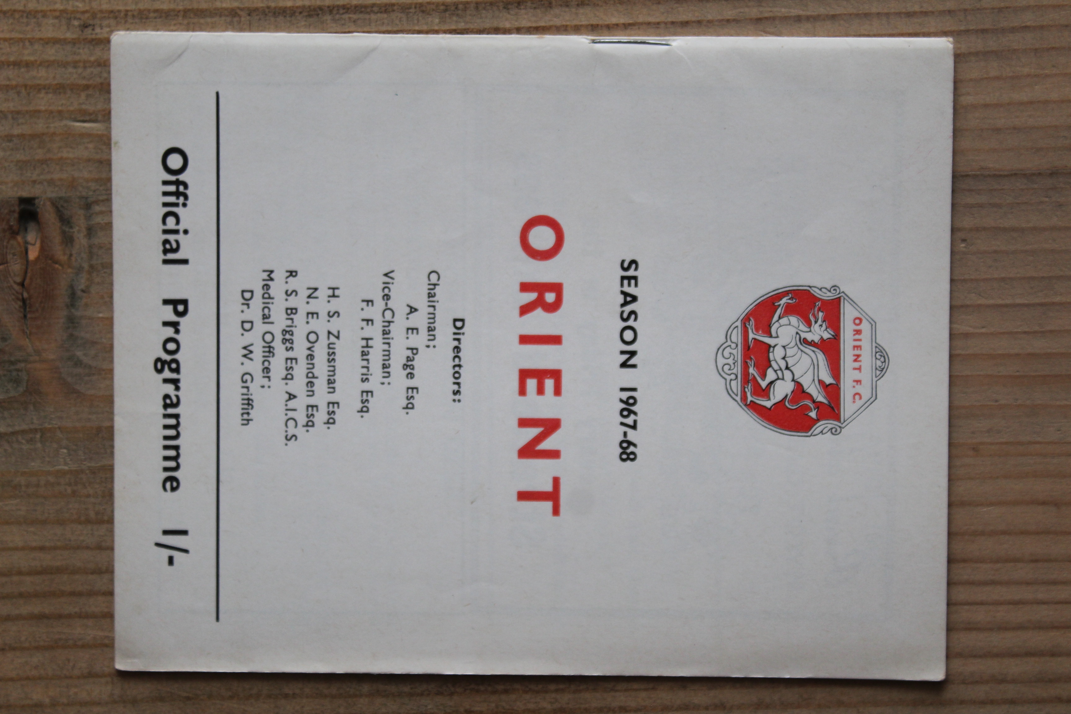 Orient v Mansfield Town FC