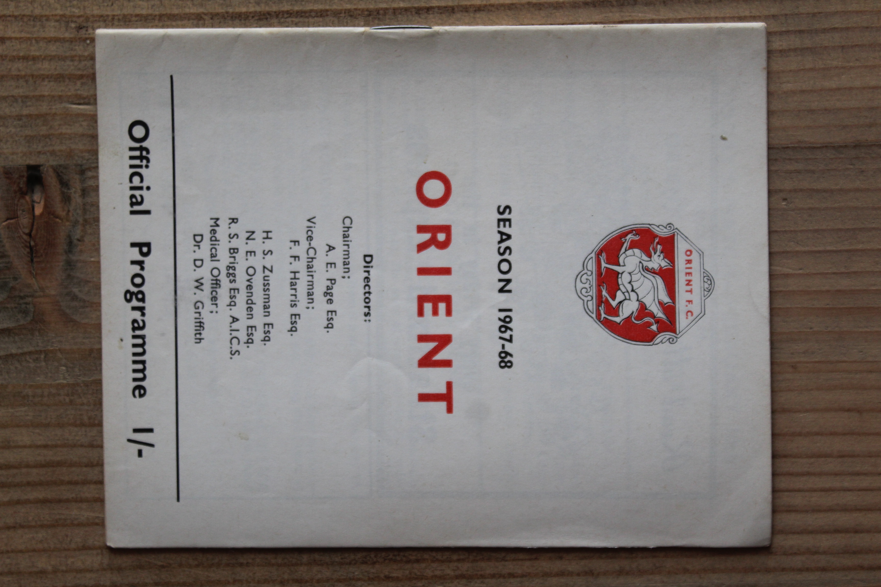 Orient v Stockport County FC