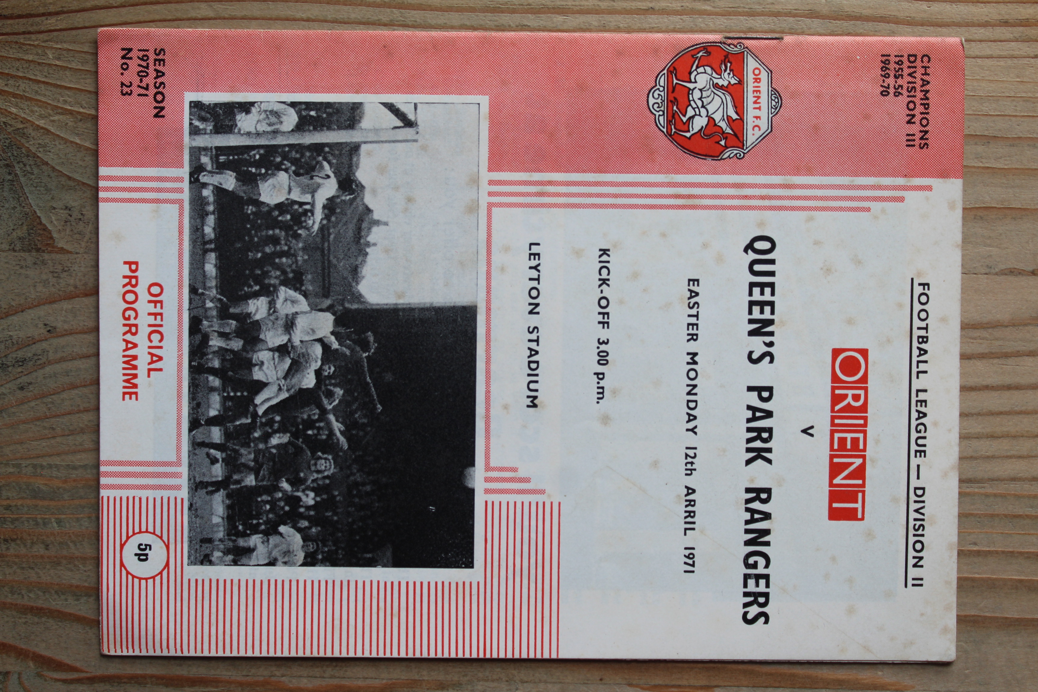 Orient v Queens Park Rangers FC
