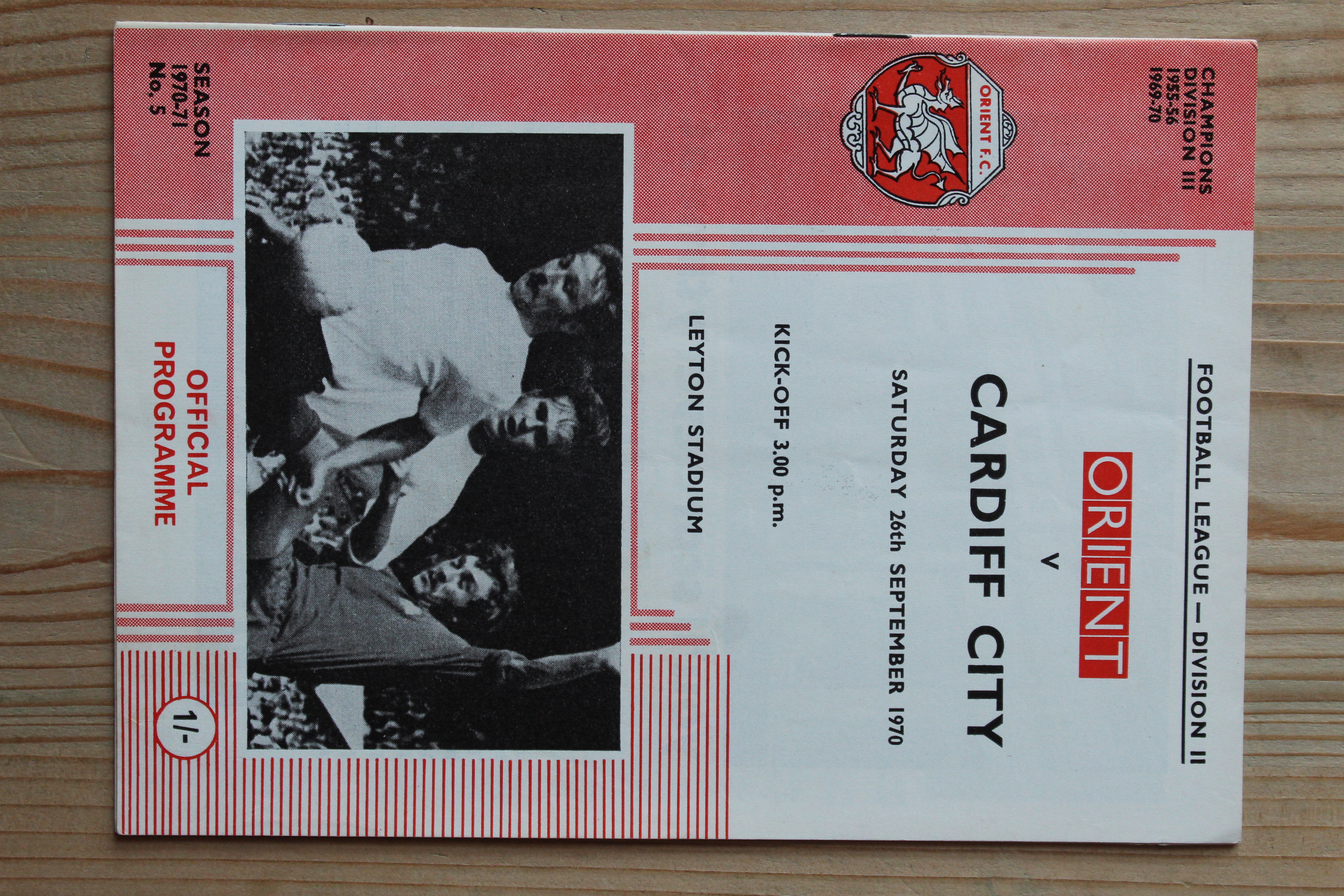 Orient v Cardiff City FC