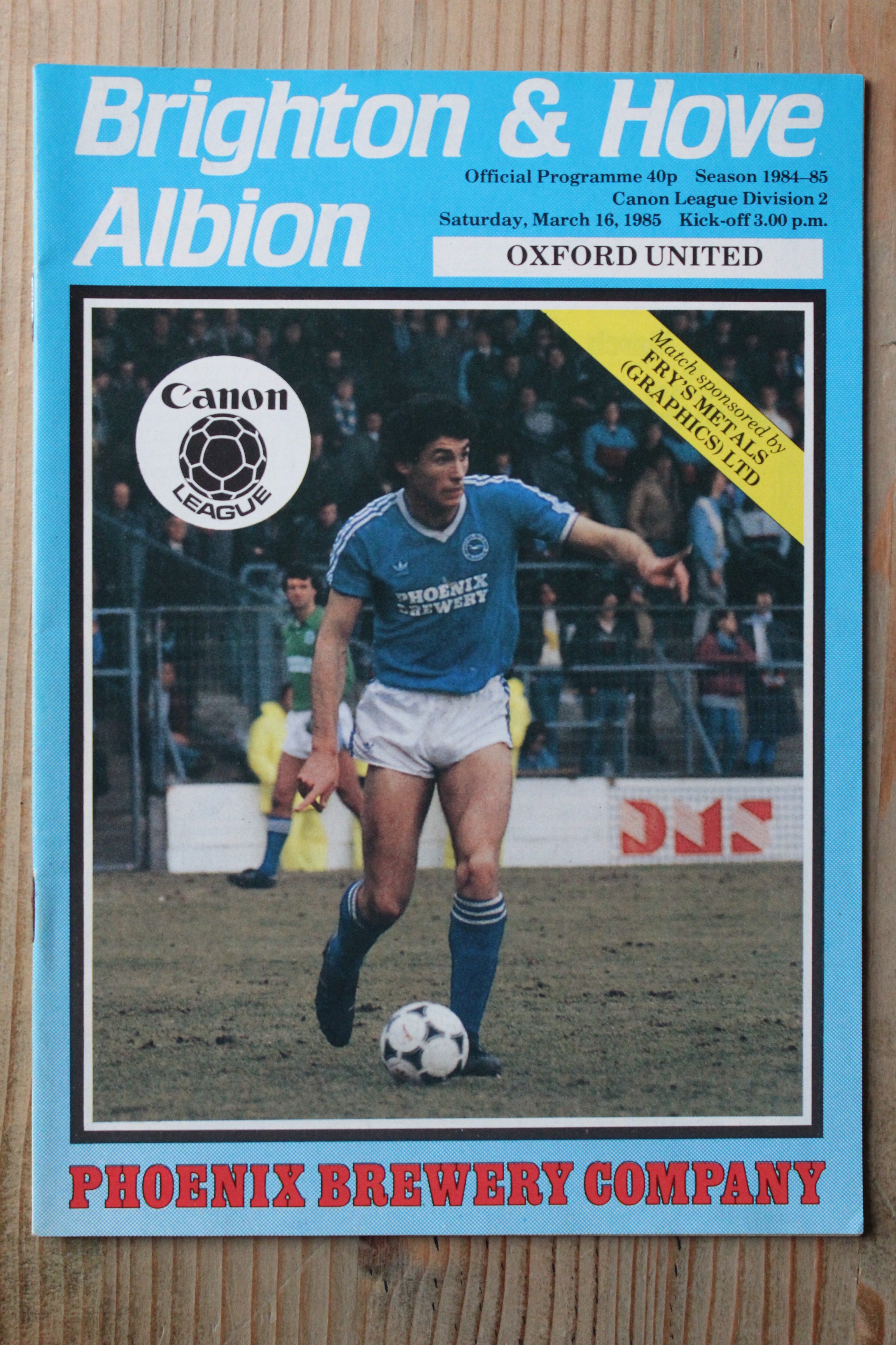 Brighton & Hove Albion FC v Oxford United FC