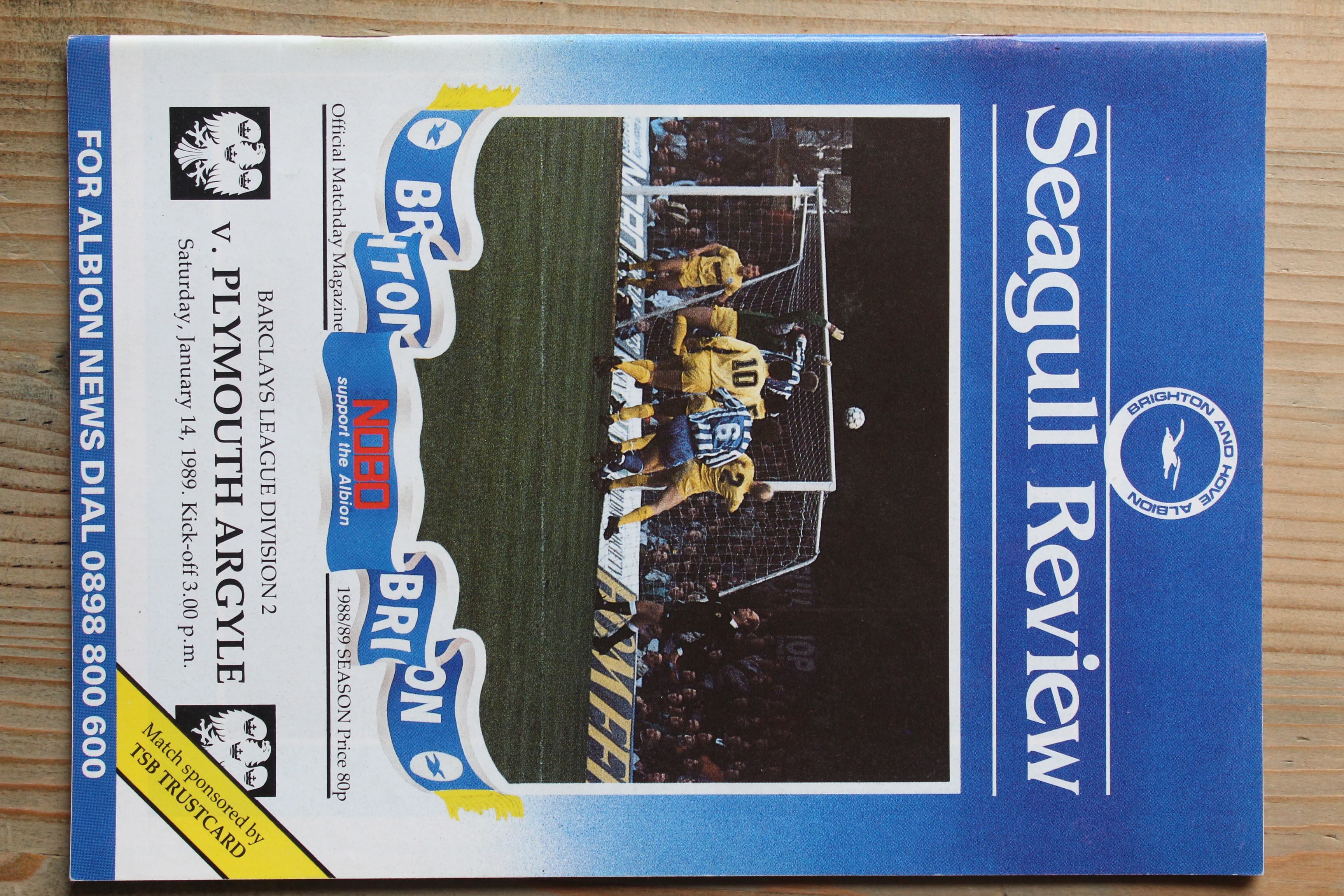 Brighton & Hove Albion FC v Plymouth Argyle FC