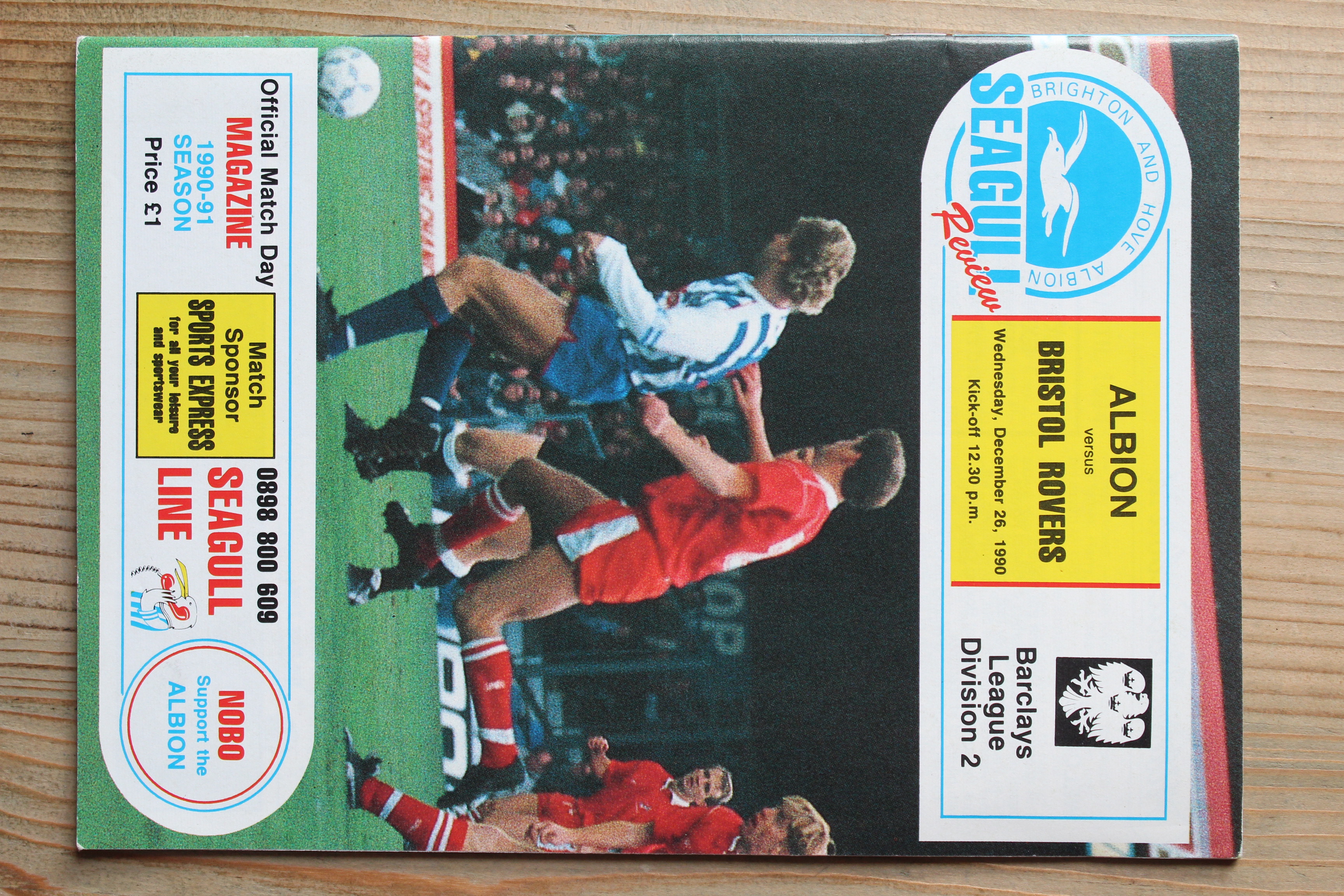 Brighton & Hove Albion FC v Bristol Rovers FC