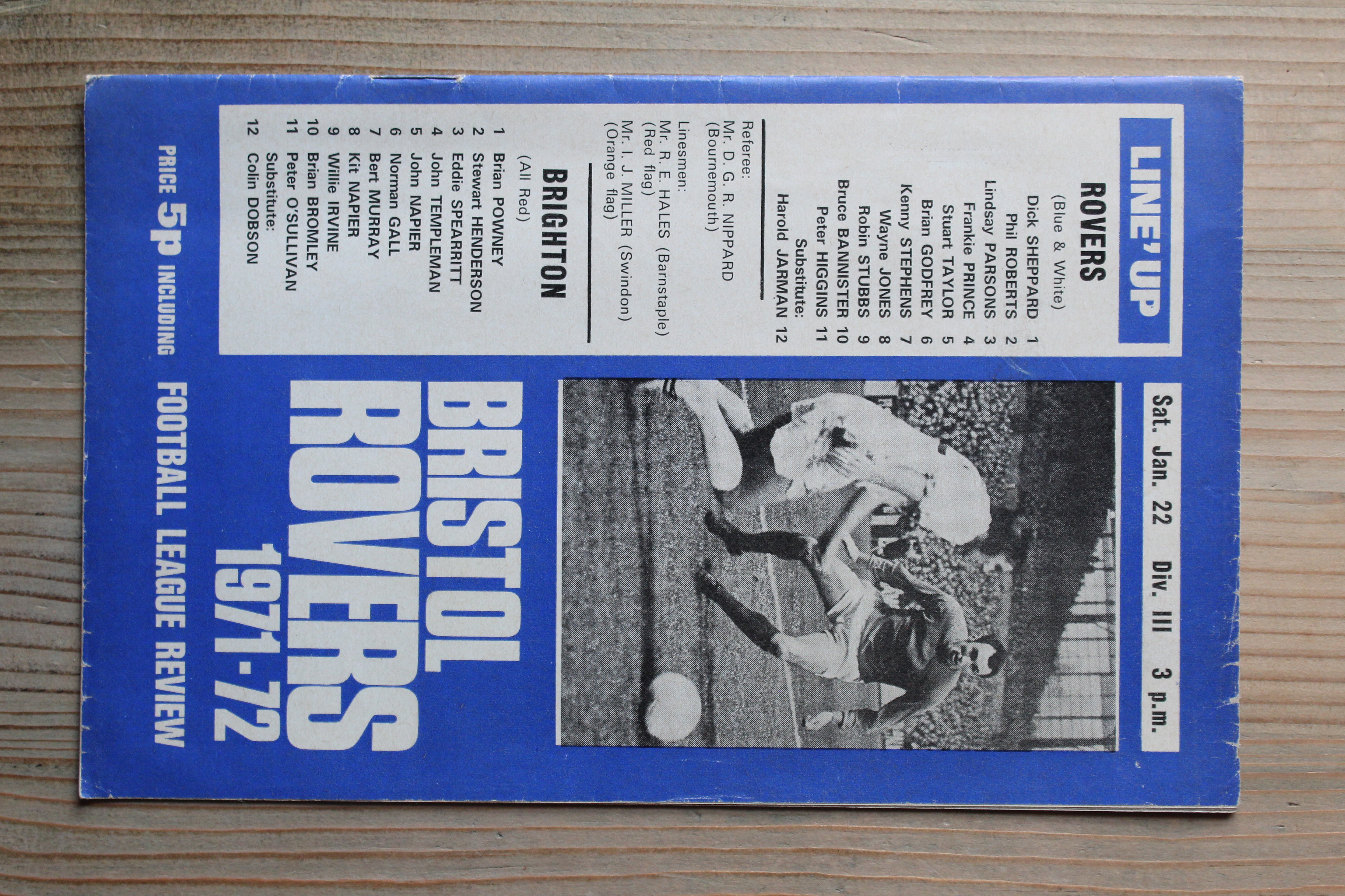 Bristol Rovers FC v Brighton & Hove Albion FC