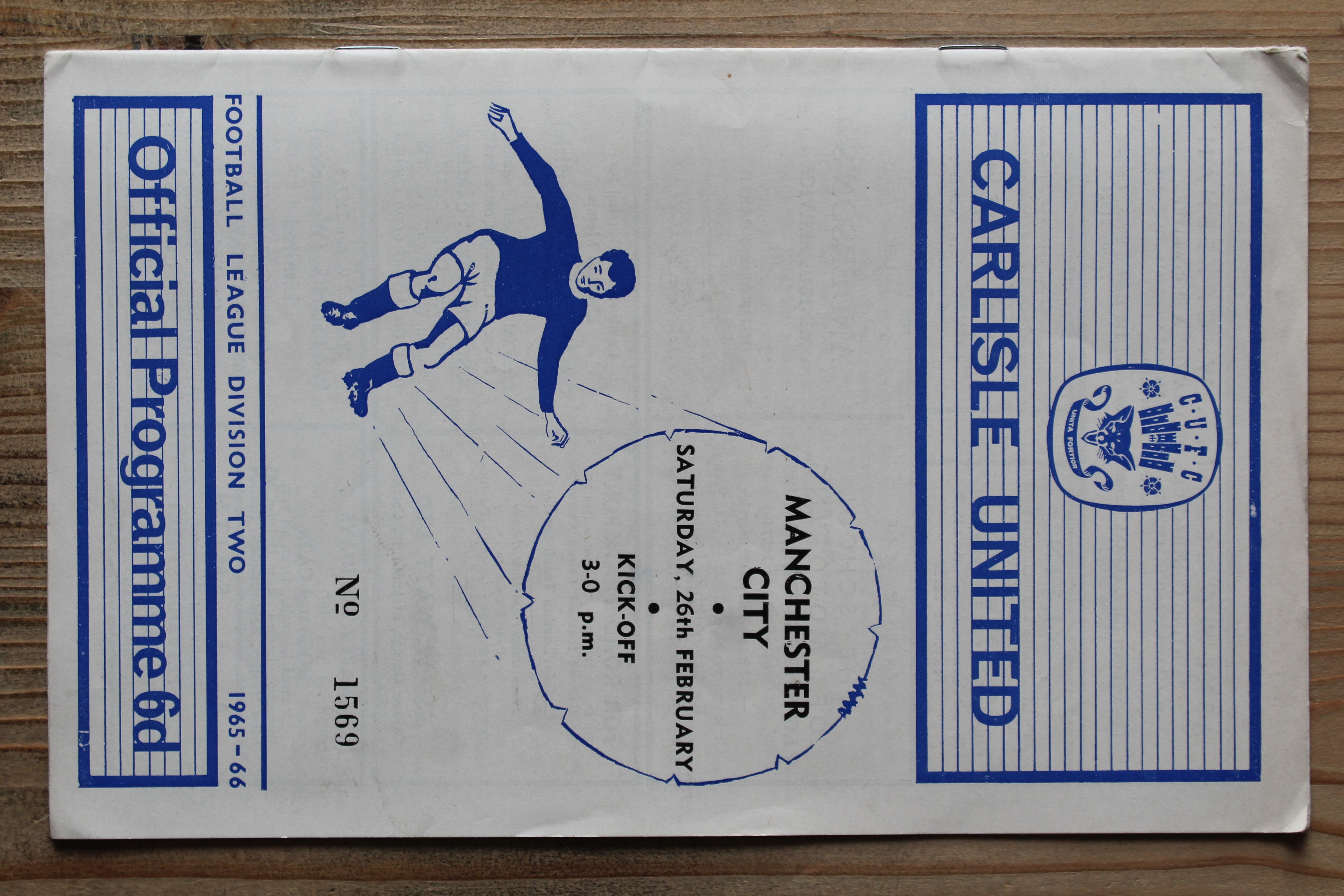 Carlisle United FC v Manchester City FC