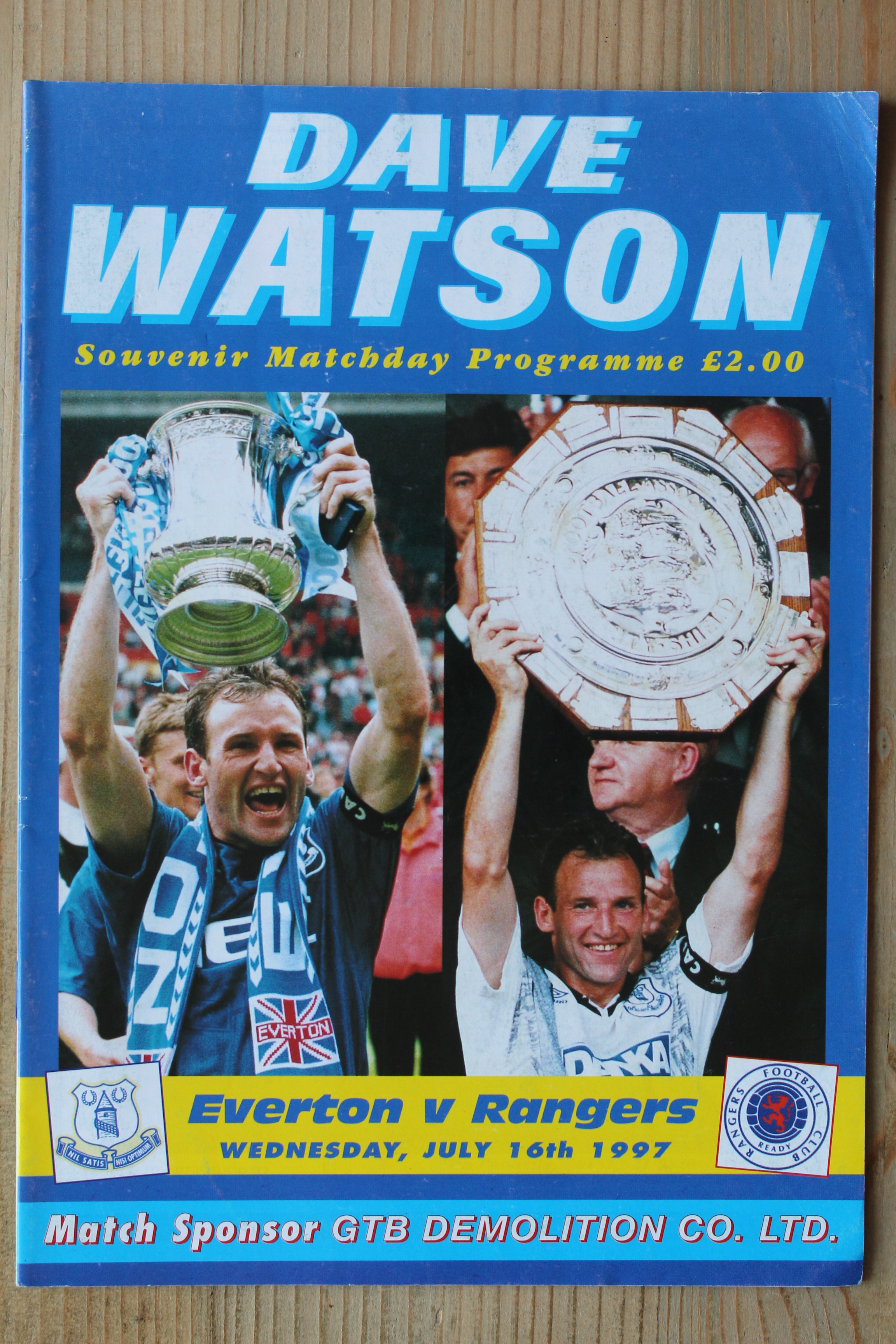 Everton FC v Rangers (Glasgow) FC