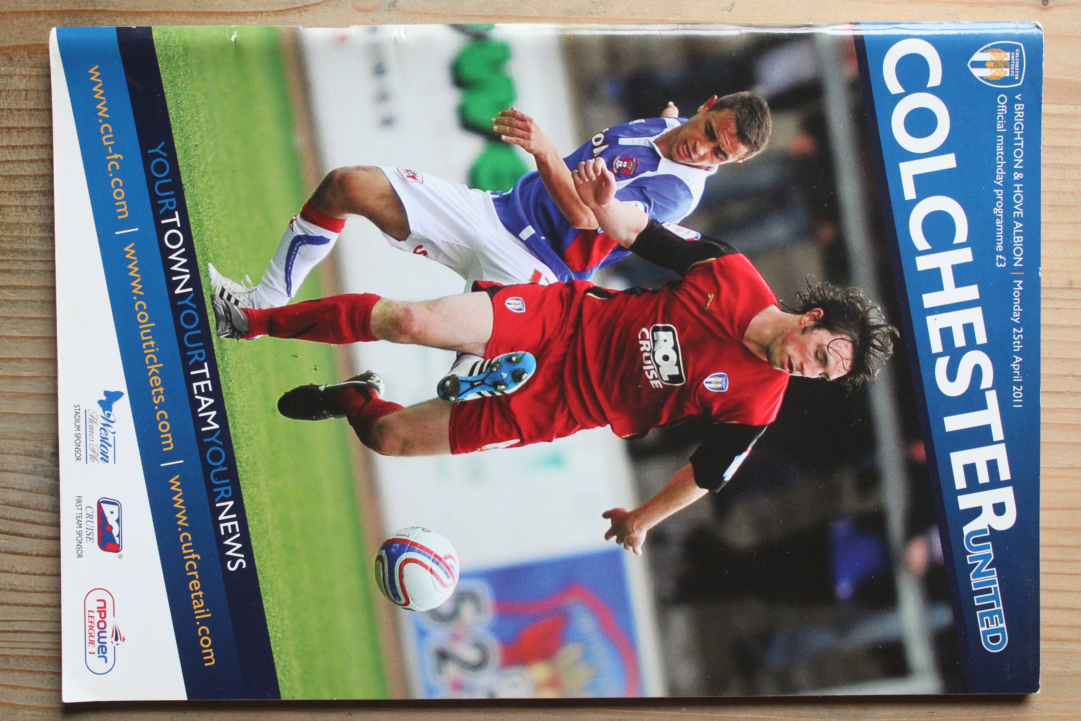 Colchester United FC v Brighton & Hove Albion FC