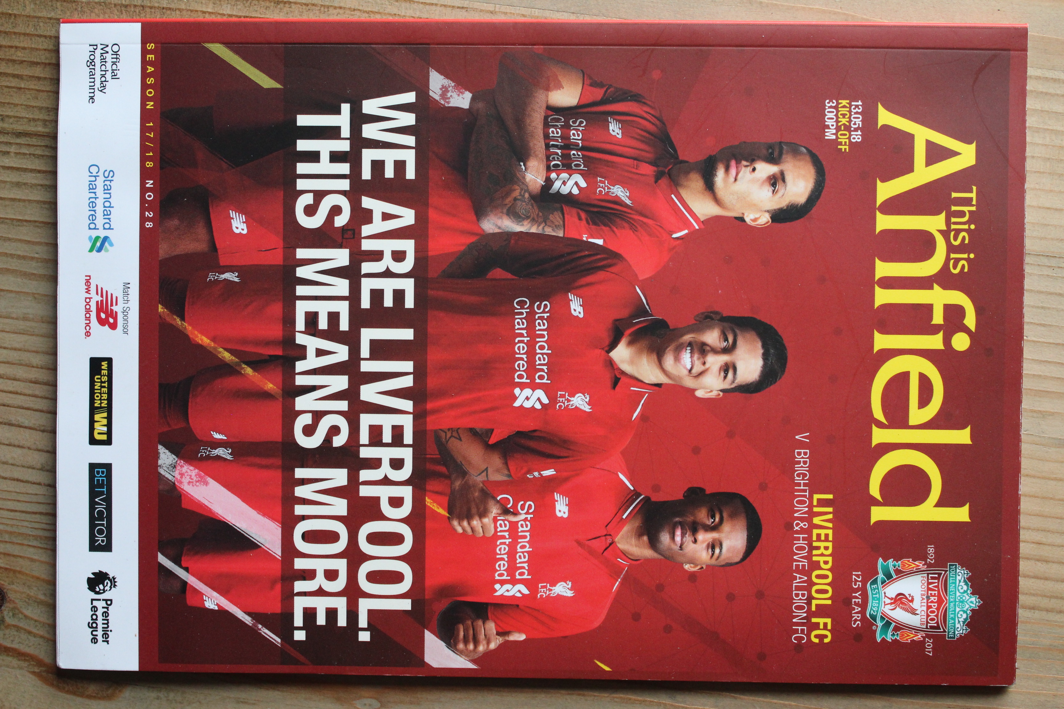 Liverpool FC v Brighton & Hove Albion FC