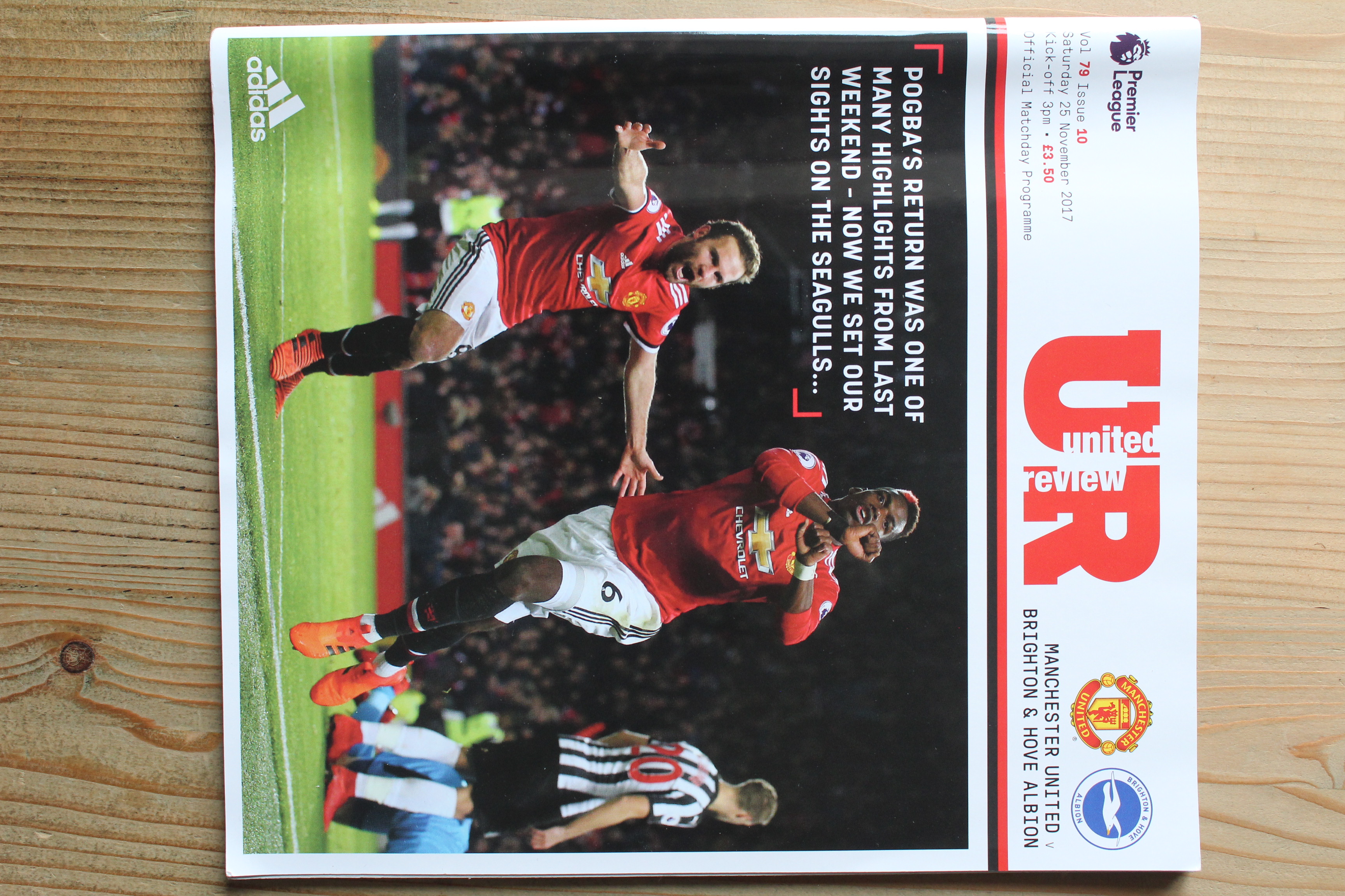 Manchester United FC v Brighton & Hove Albion FC
