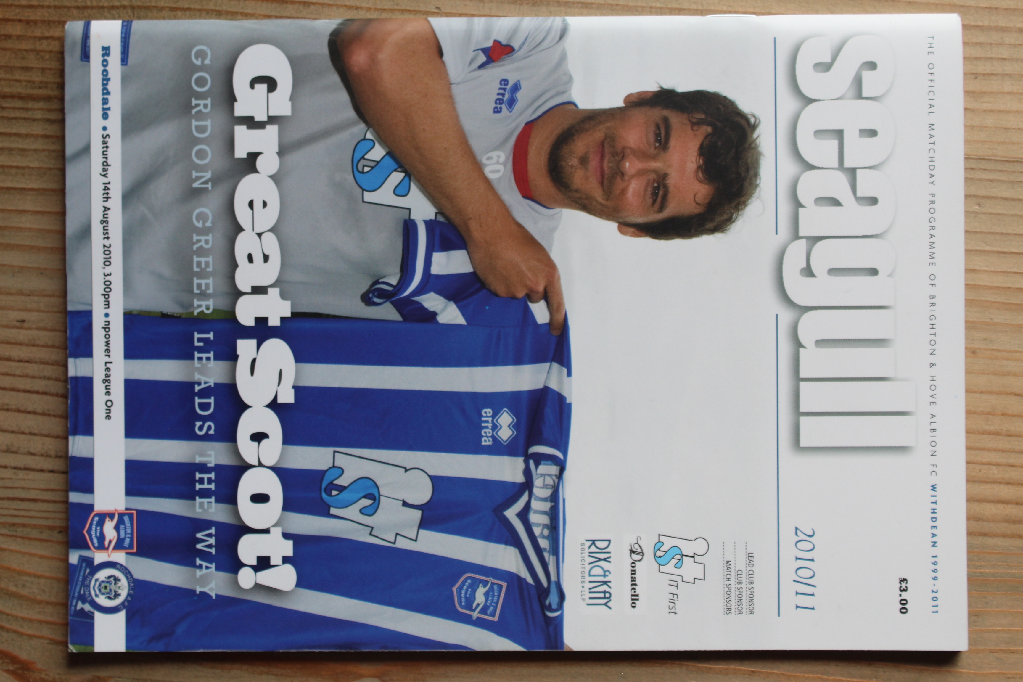 Brighton & Hove Albion FC v Rochdale FC