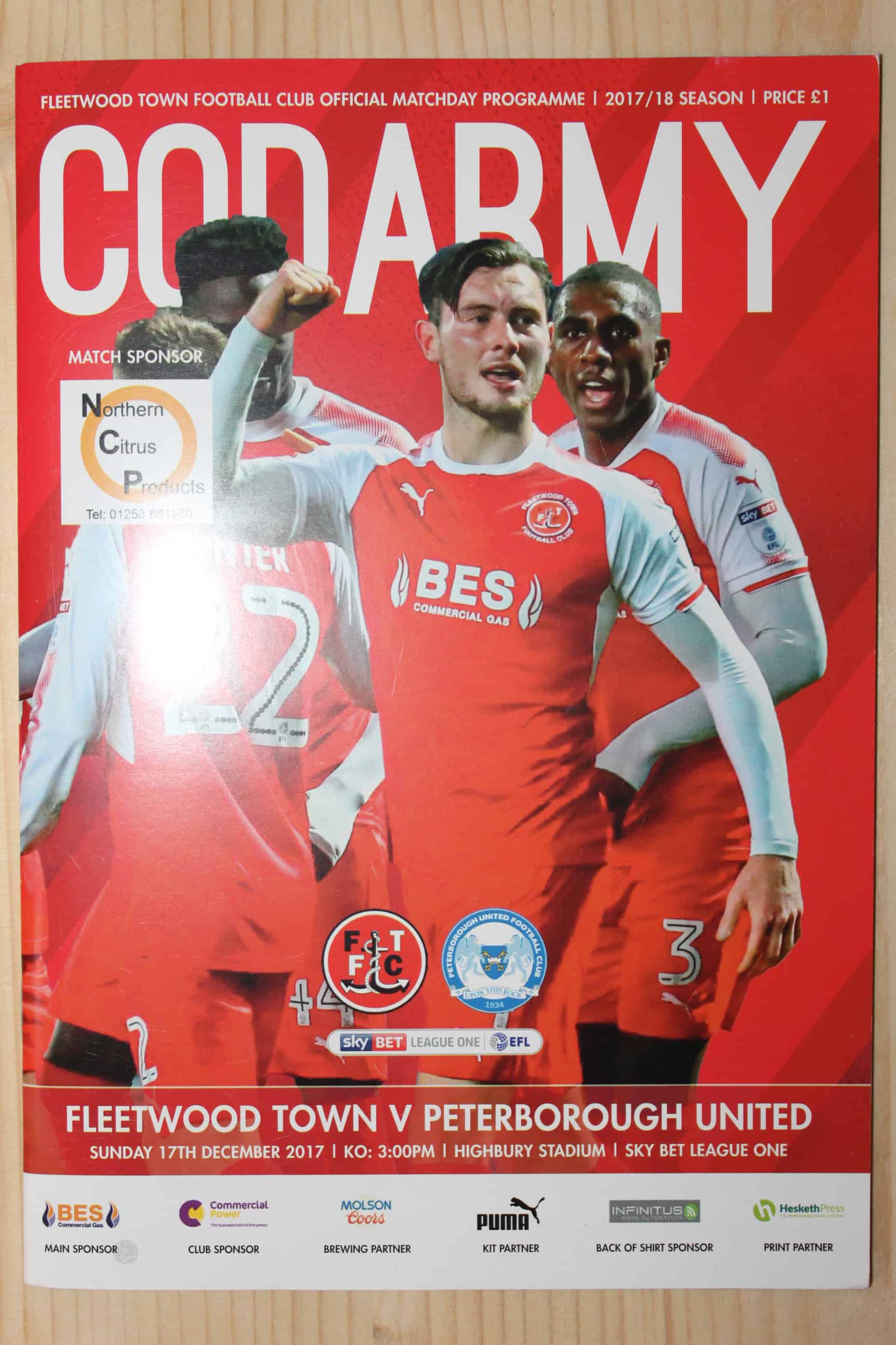 Fleetwood Town Football Programmes for Sale Match Day Programmes