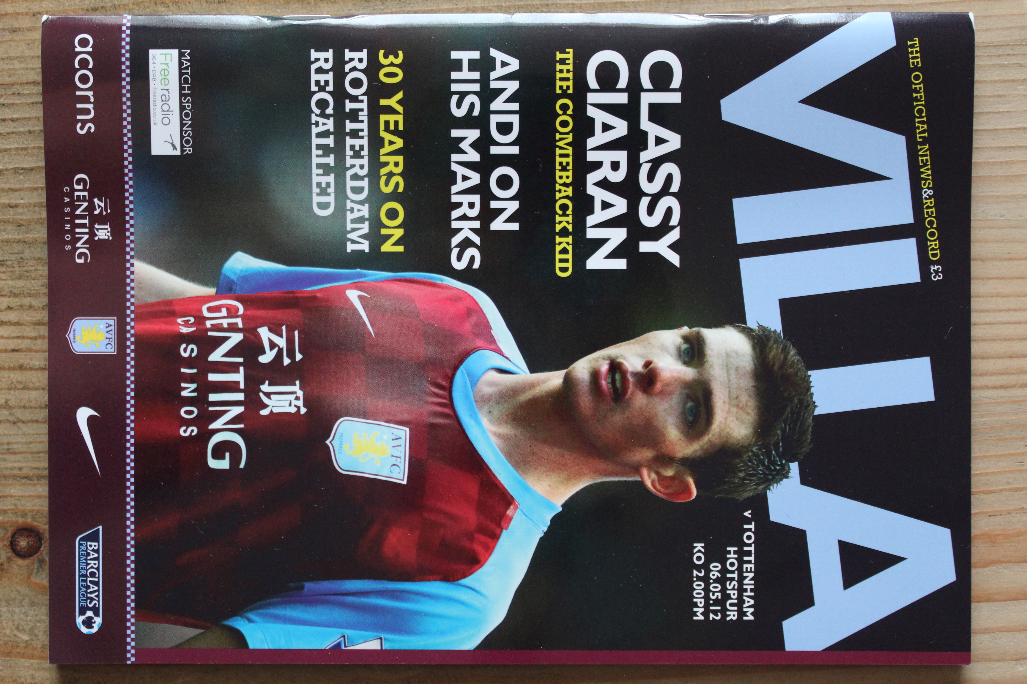 Aston Villa FC v Tottenham Hotspur FC