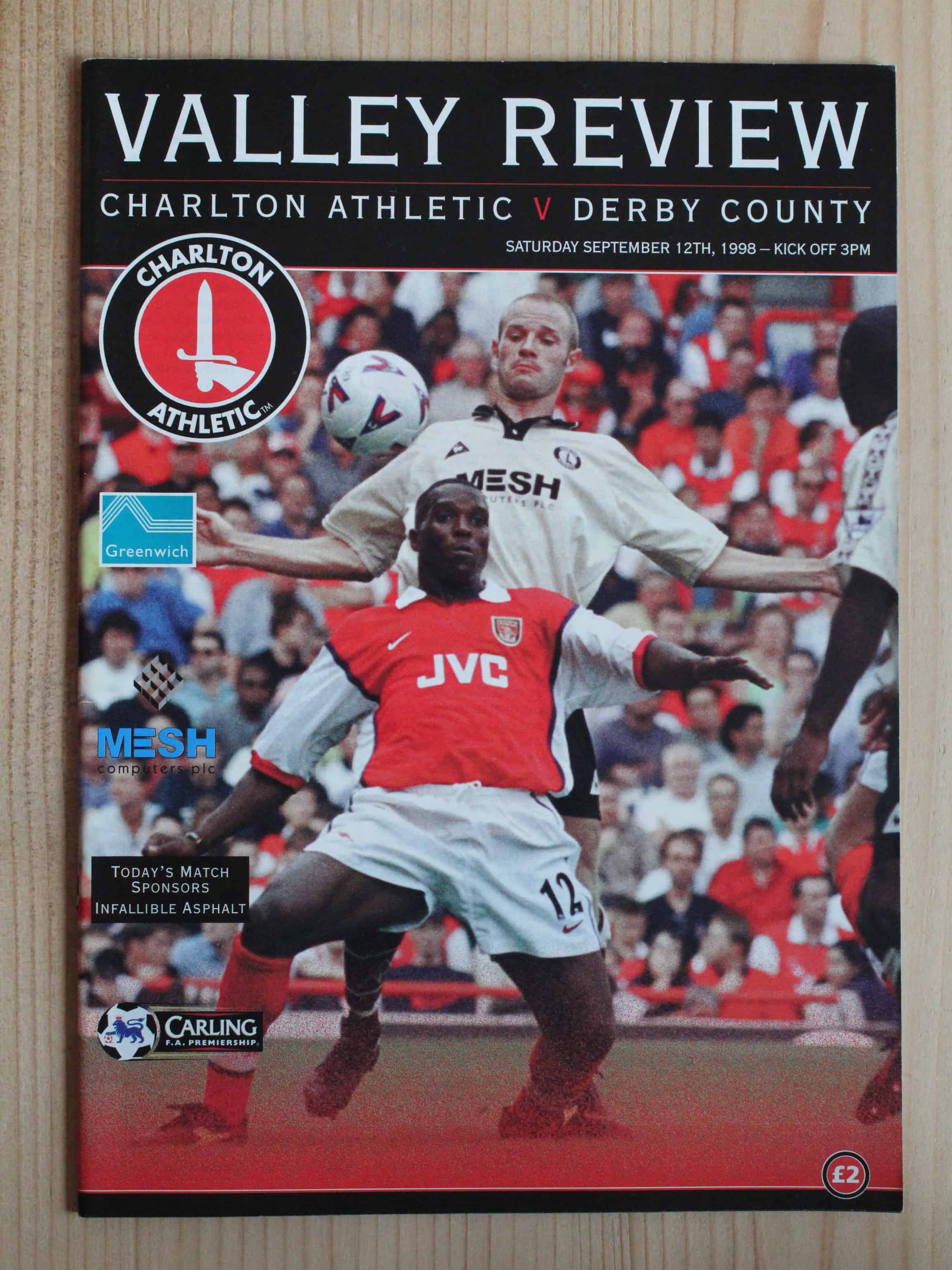 Charlton Athletic FC v Derby County FC