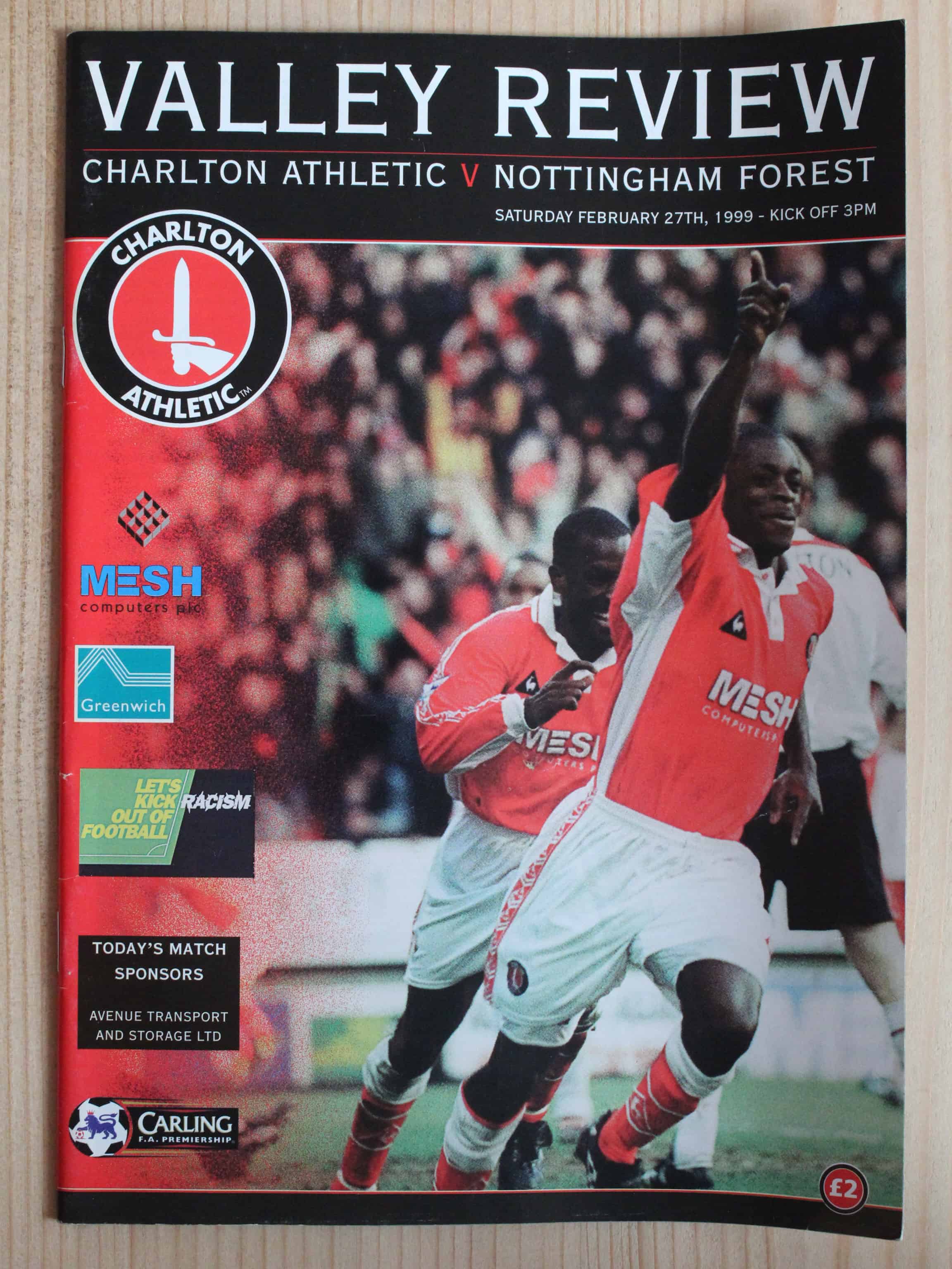 Charlton Athletic FC v Nottingham Forest FC