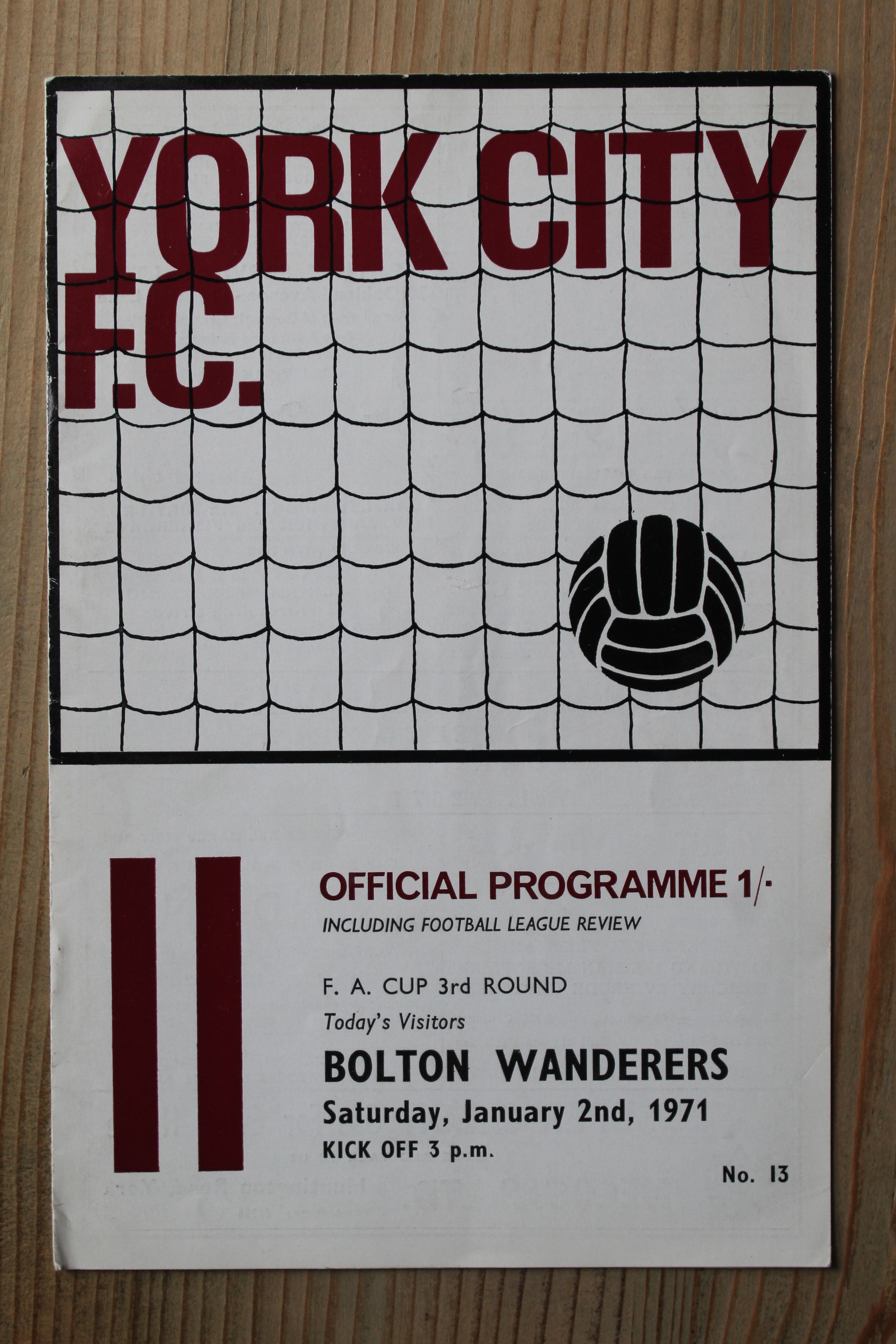 York City FC v Bolton Wanderers FC