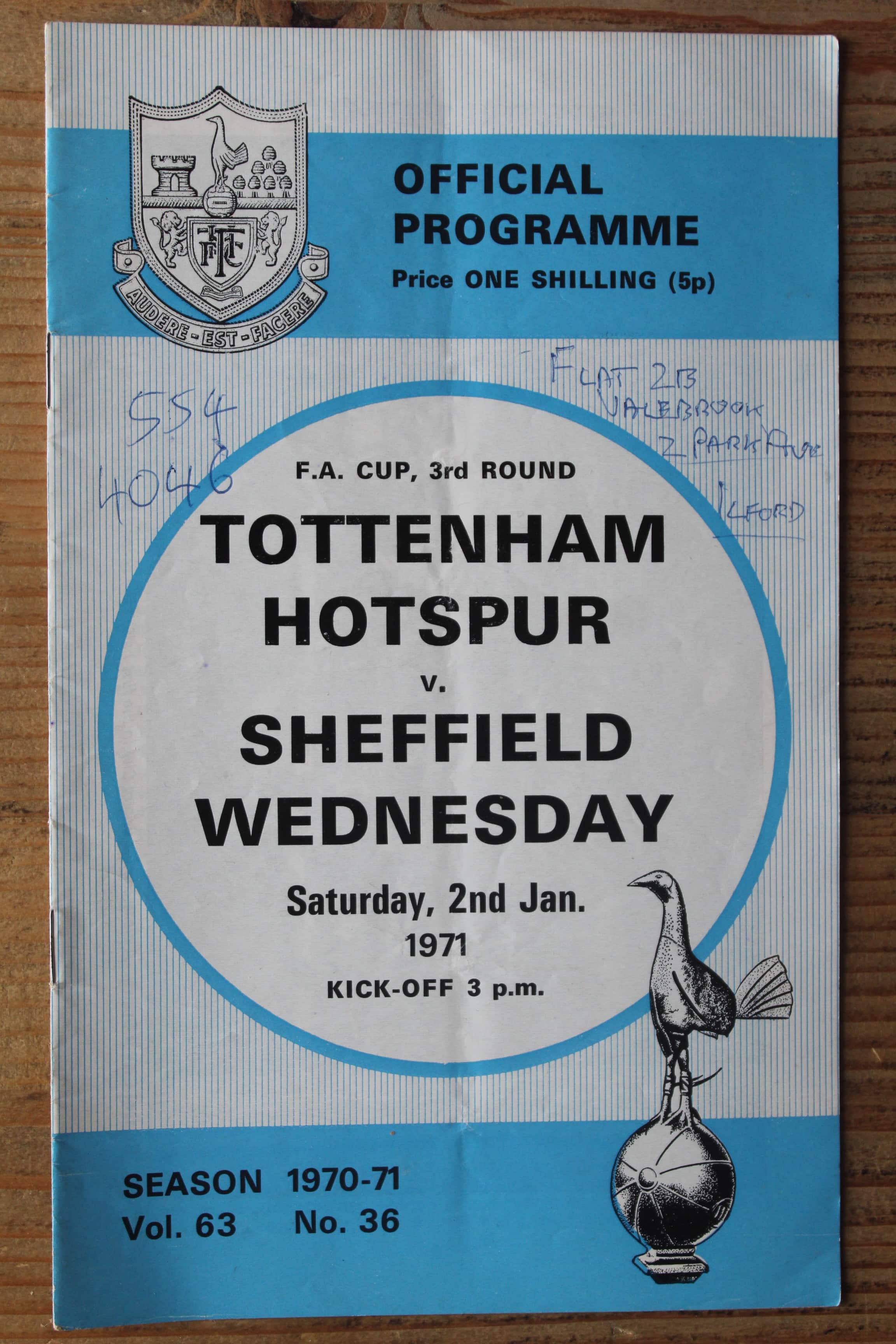 Tottenham Hotspur FC v Sheffield Wednesday FC 