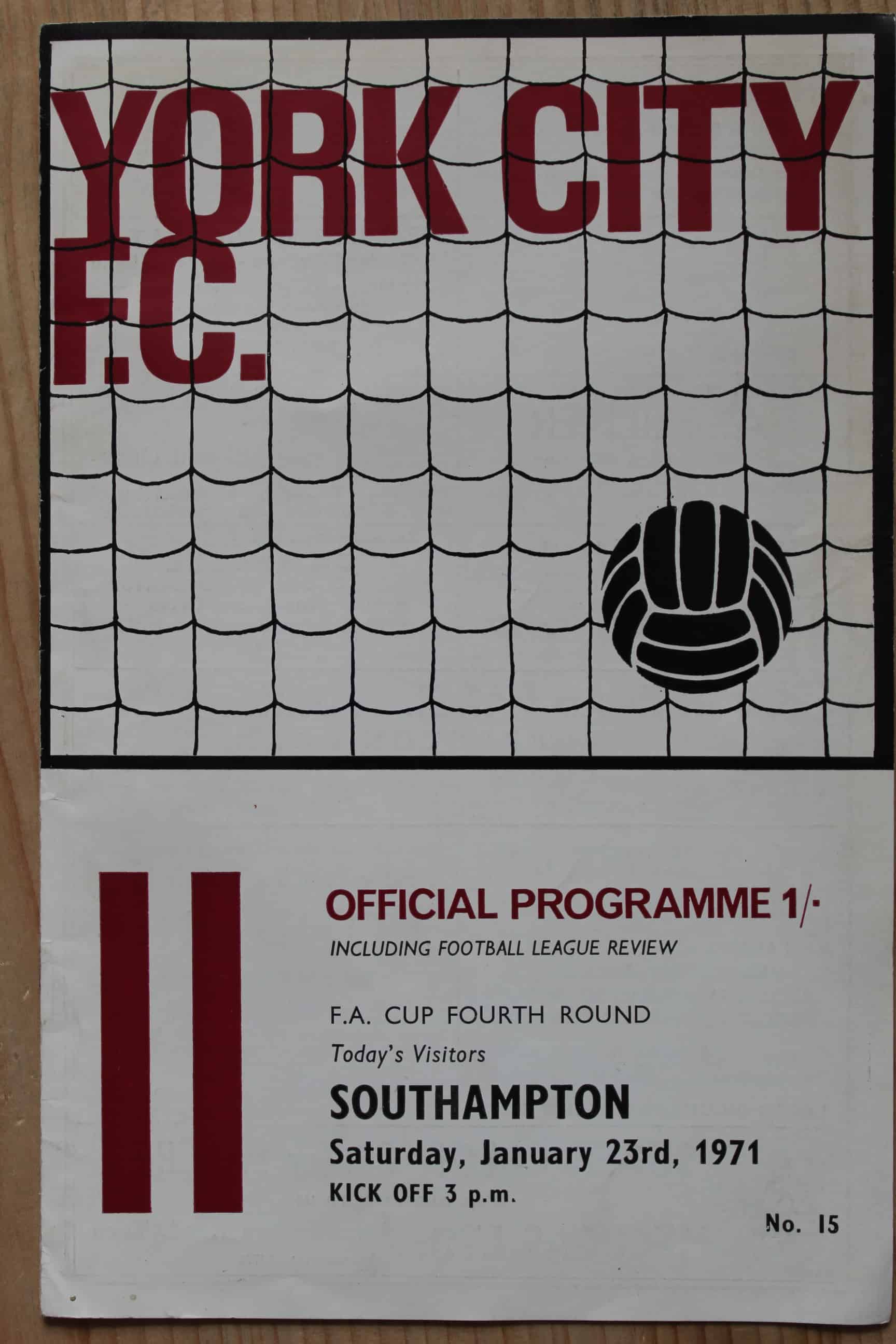York City FC v Southampton FC