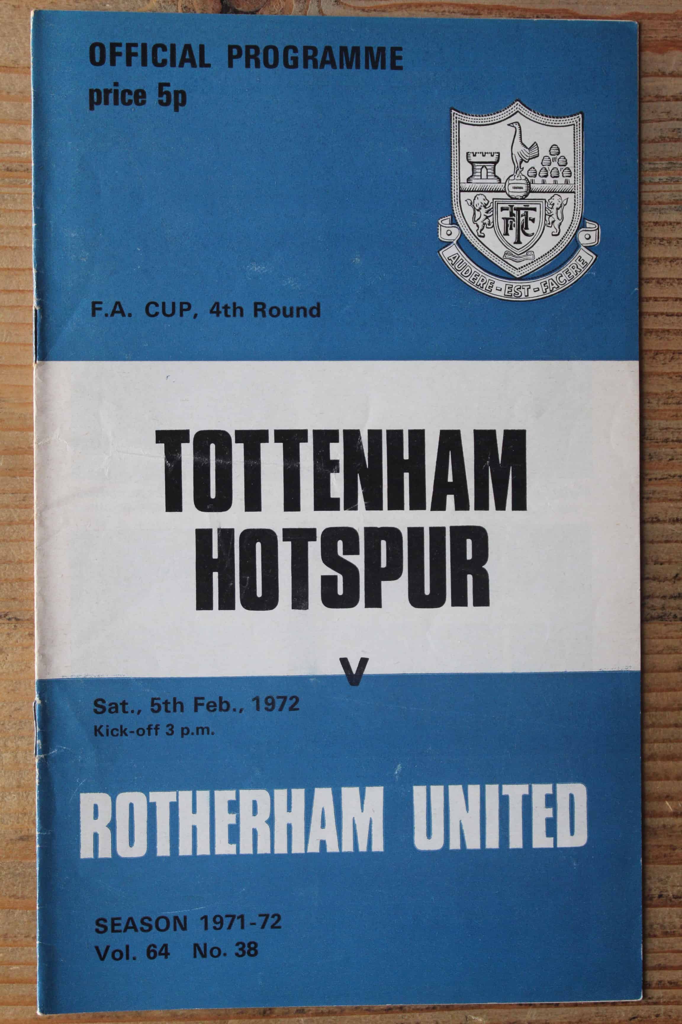Tottenham Hotspur FC v Rotherham United FC