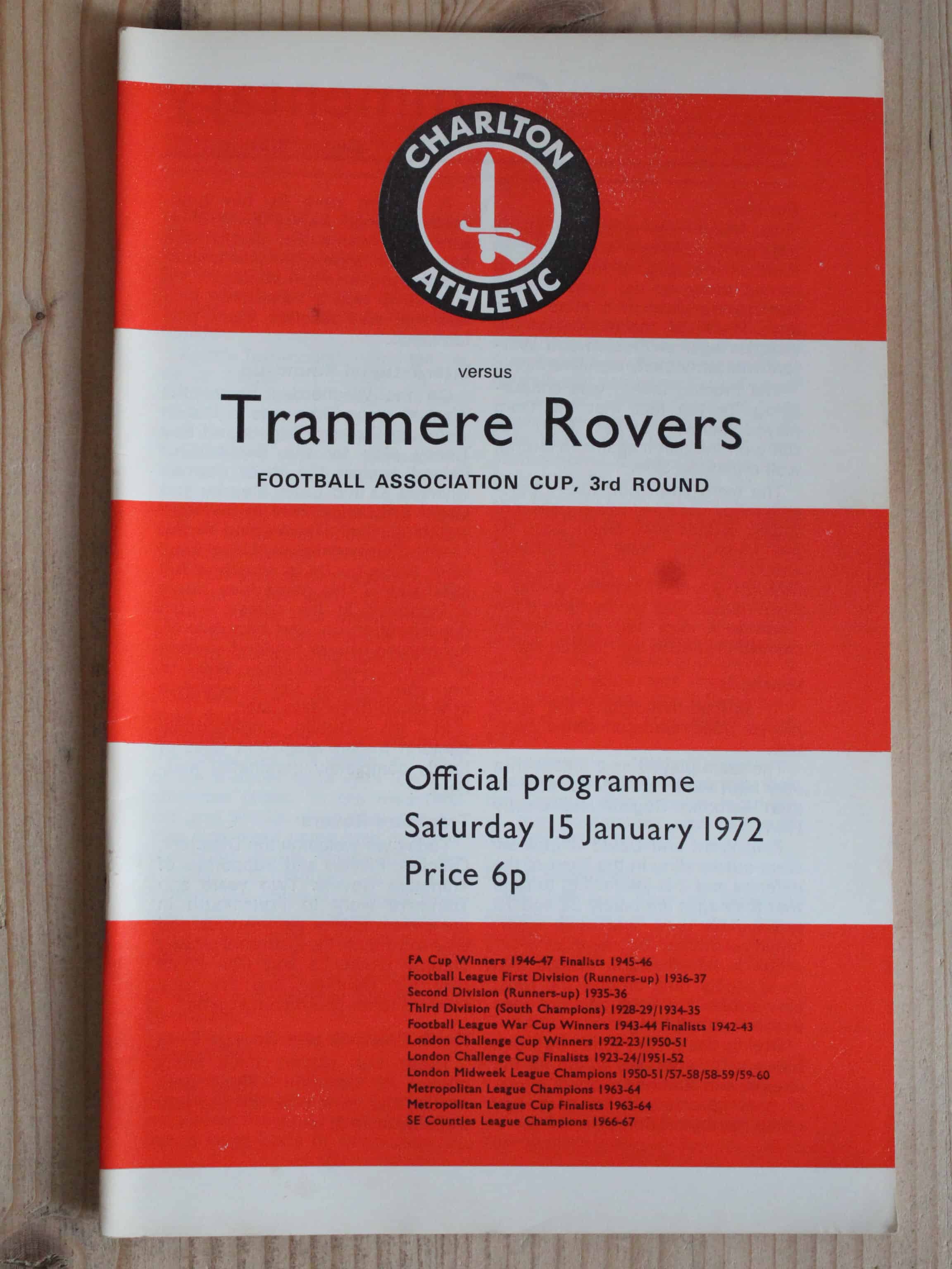 Charlton Athletic FC v Tranmere Rovers FC
