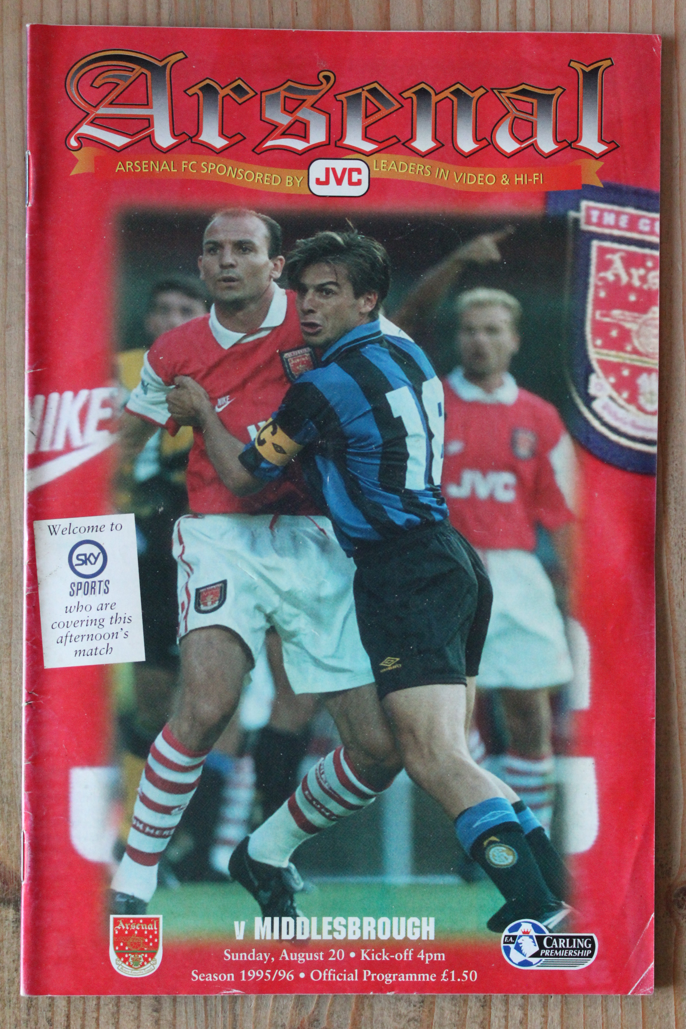 Arsenal FC v Middlesbrough FC