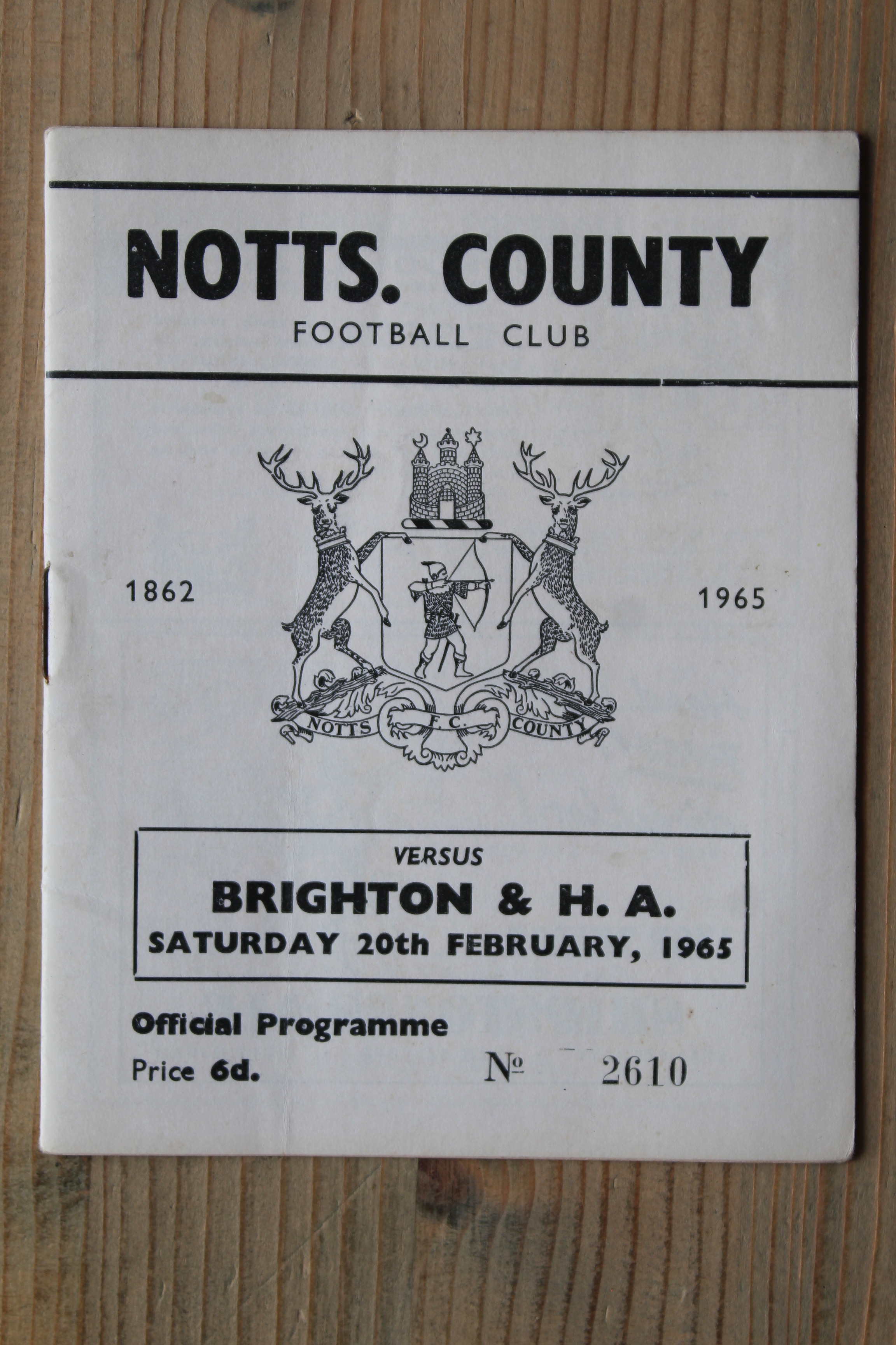 Notts County FC v Brighton & Hove Albion FC