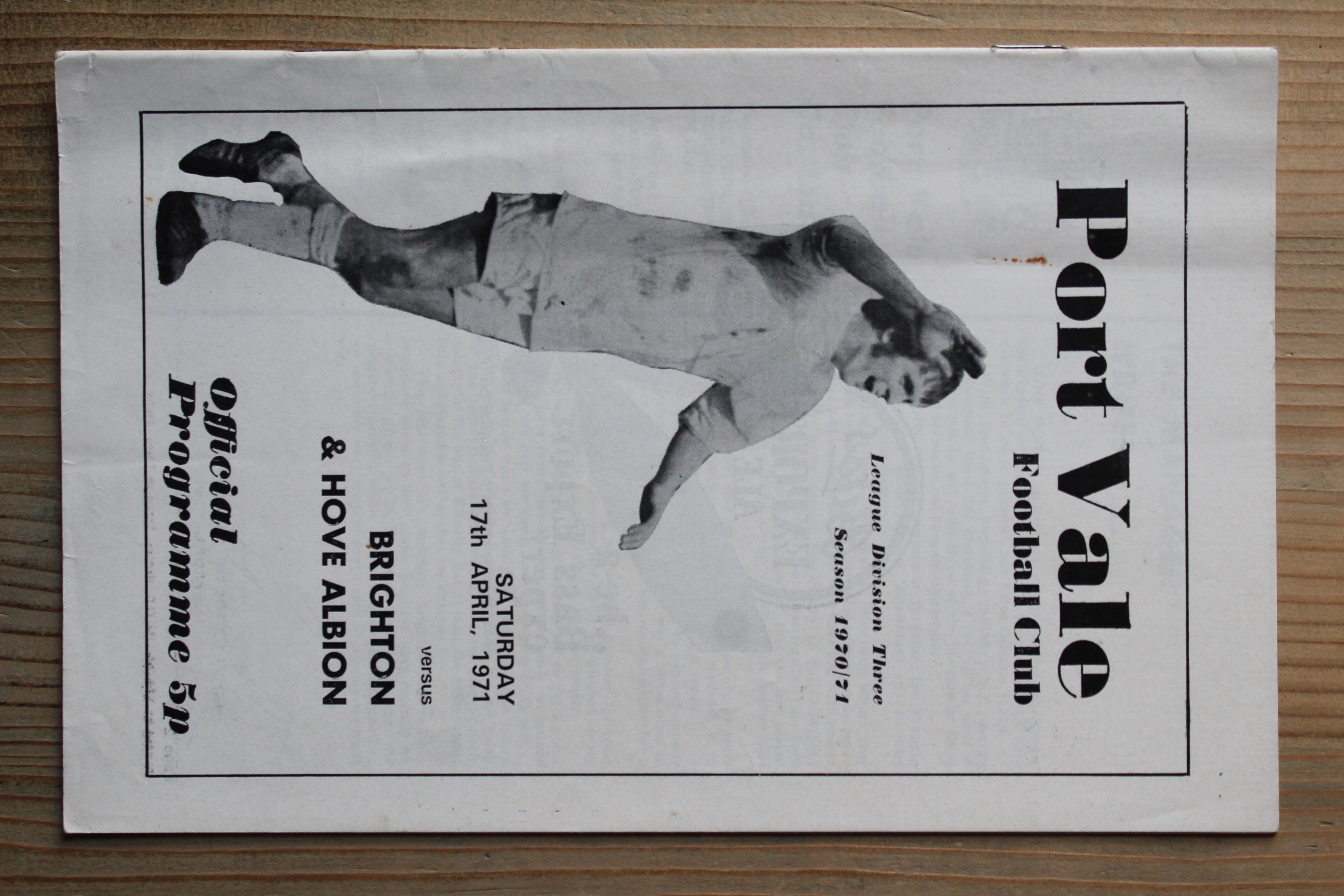 Port Vale FC v Brighton & Hove Albion FC